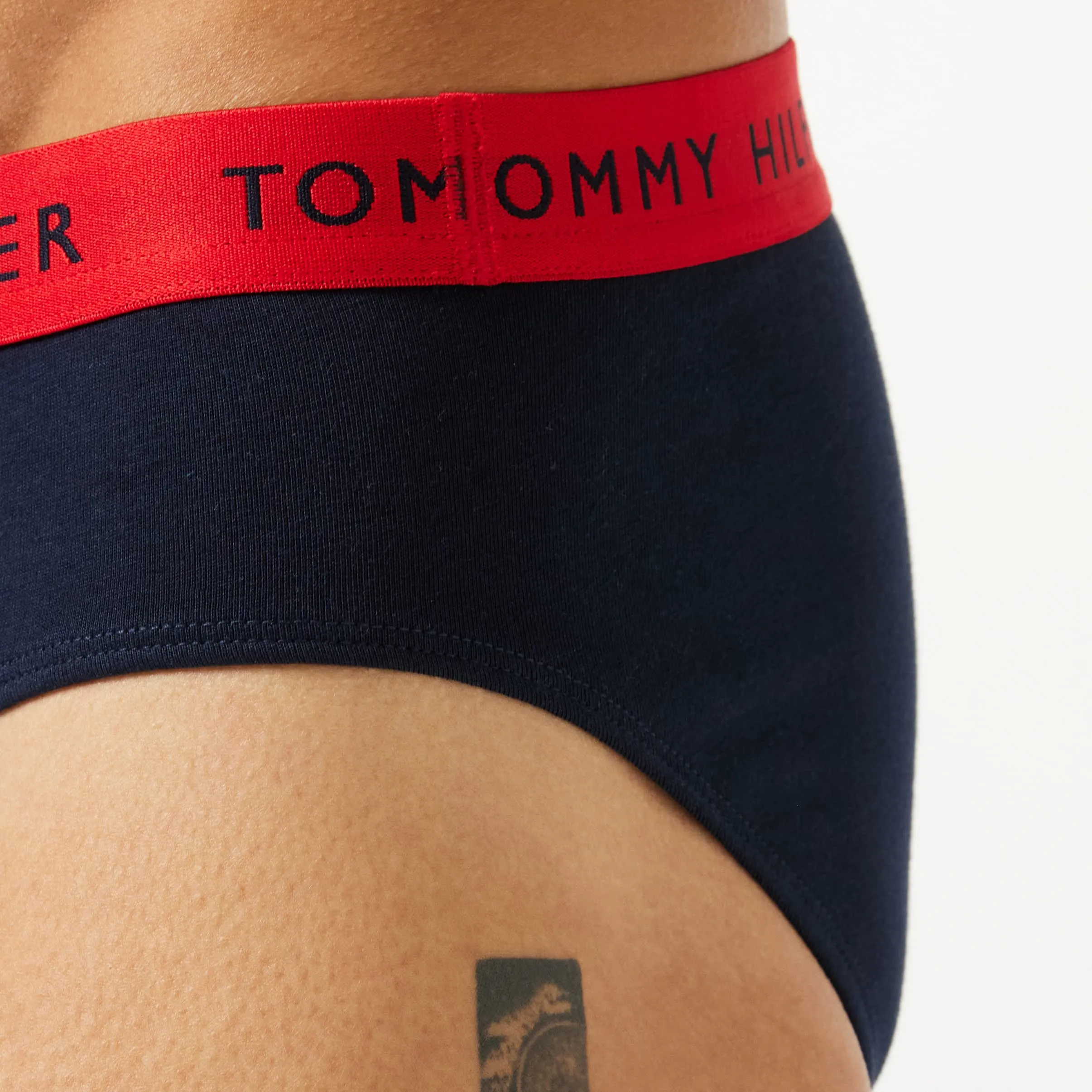 Tommy Hilfiger 3 Pack Boxer Slips, Red/White/Desert Sky, XXL - immagine 5