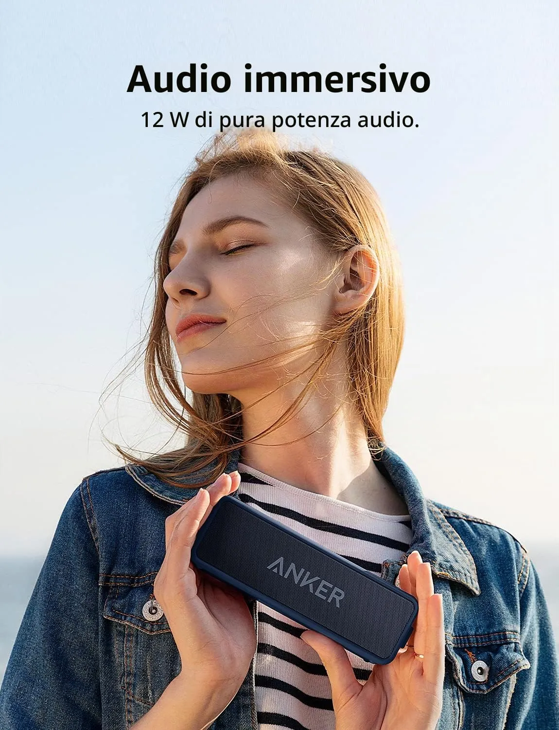 Anker Soundcore 2 Cassa Bluetooth Portatile, 12W, IPX7, 24 Ore - immagine 3