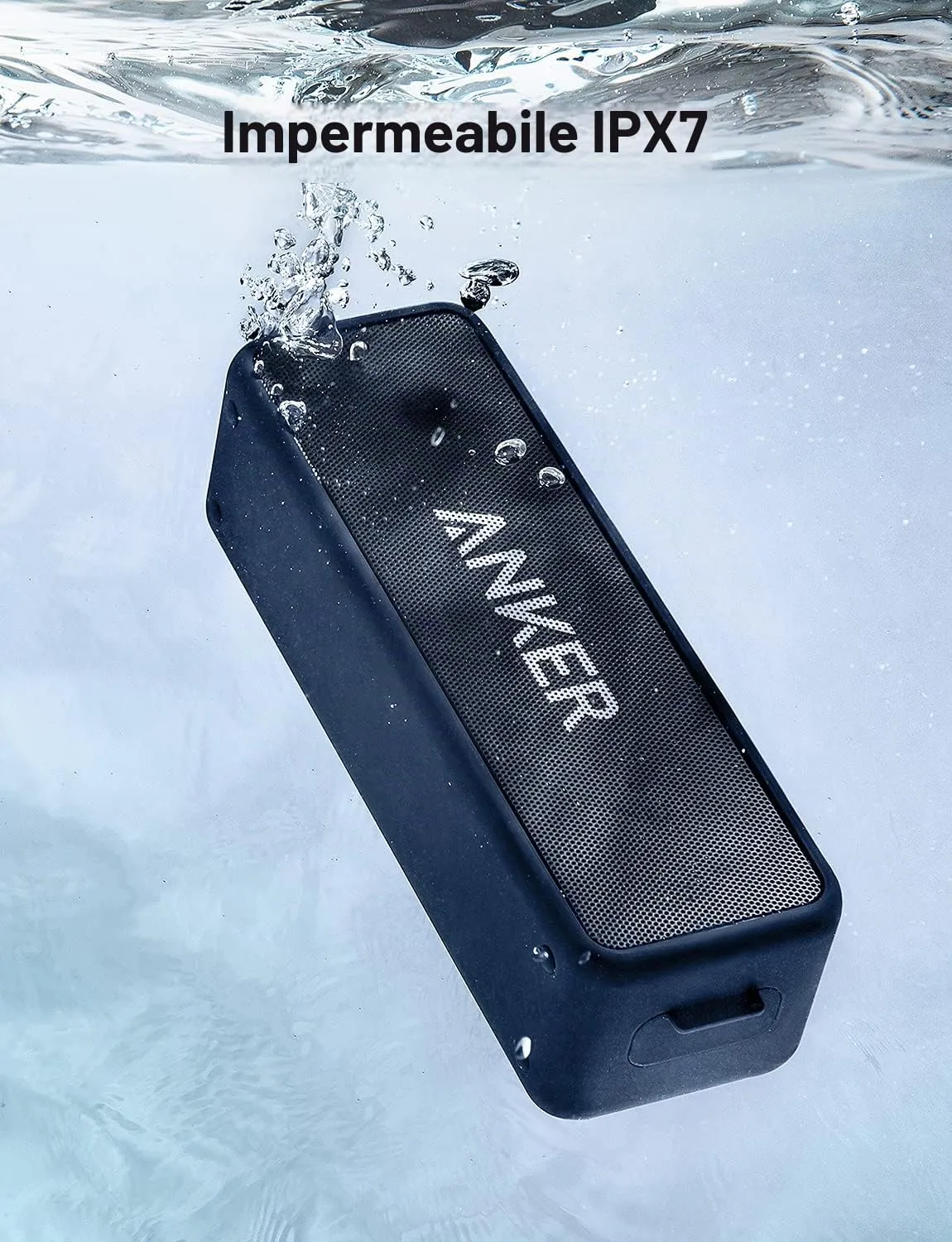 Anker Soundcore 2 Cassa Bluetooth Portatile, 12W, IPX7, 24 Ore - immagine 4