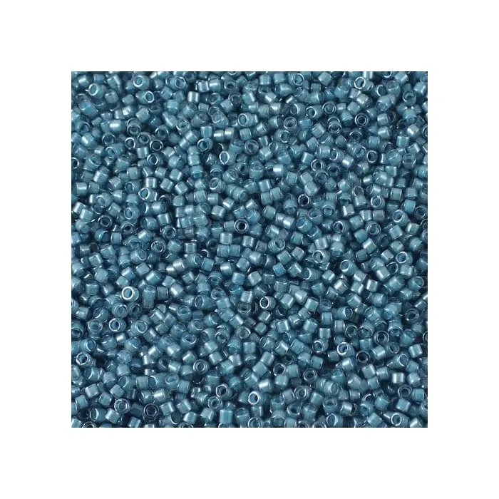 Miyuki Delica Seed Beads, 11/0, Luminous Dark Blue (DB2054), 5g, Glass, Japan - immagine 1
