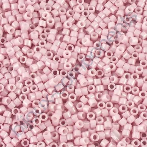 Miyuki Delica Perline Rocailles 11/0, Rosa Antico Opaco Lustro #DB0210, 5g, Vetro Giapponese - immagine 1