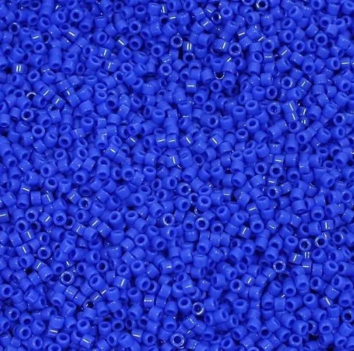 Miyuki Delica Seed Beads 11/0 Ciano Opaco DB1138 5g - immagine 1
