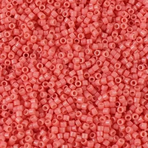 Miyuki Delica Seed Beads 11/0 Duracoat Opaque Guava DB2115 Glass 5g - immagine 1