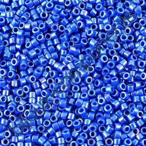 Miyuki Delica Perline Rocailles 11/0 Opaco Lustro Cobalto DB0216 5g - immagine 1