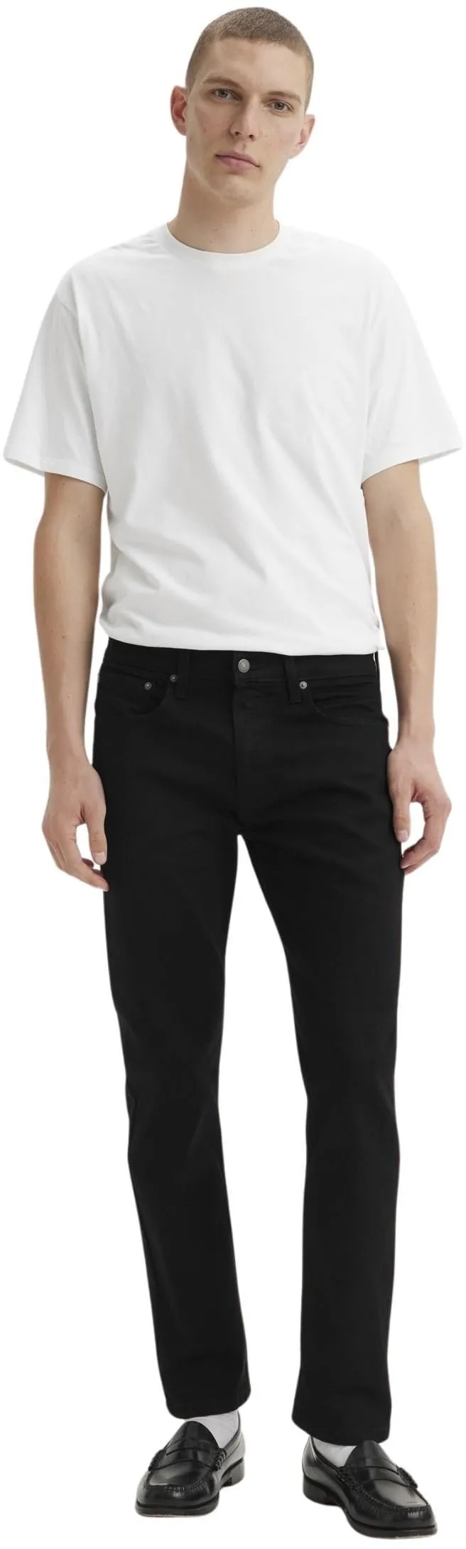 Levi's 502 Tapered Fit Jeans, Native Cali Black, W34/L34 - immagine 1