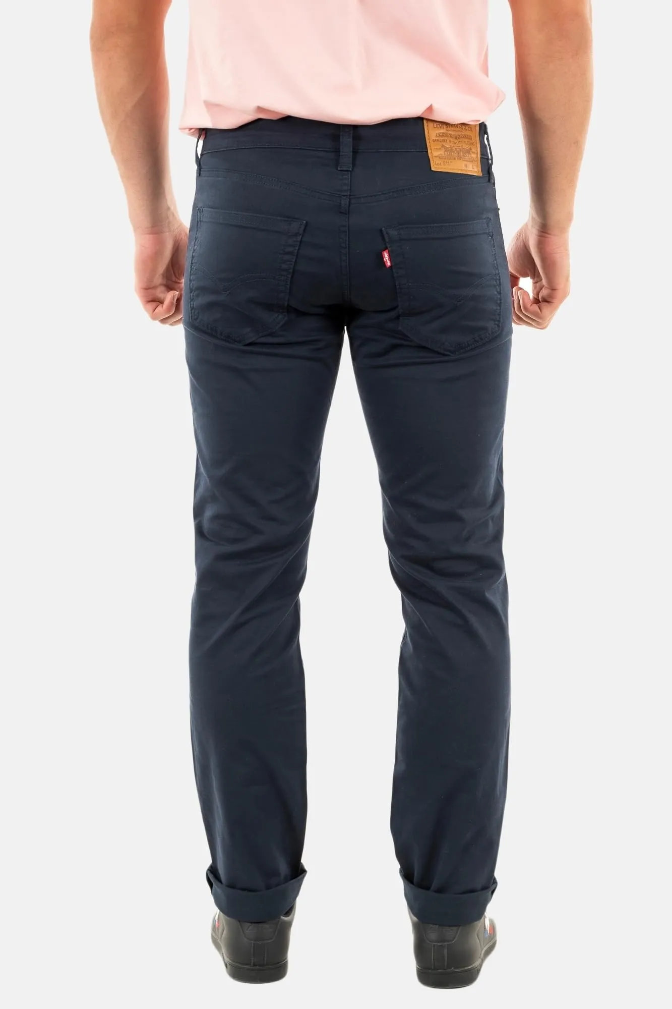 Levi's 511 Slim Jeans - Baltic Navy Sueded Sateen - 34W / 34L - immagine 4