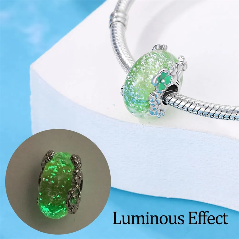 Pandach Bead Charm in Argento Sterling 925 con Cubic Zirconia per Braccialetti e Collane Europee - immagine 2
