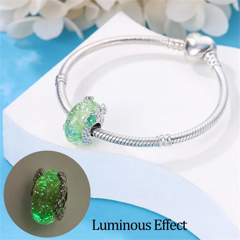 Pandach Bead Charm in Argento Sterling 925 con Cubic Zirconia per Braccialetti e Collane Europee - immagine 3