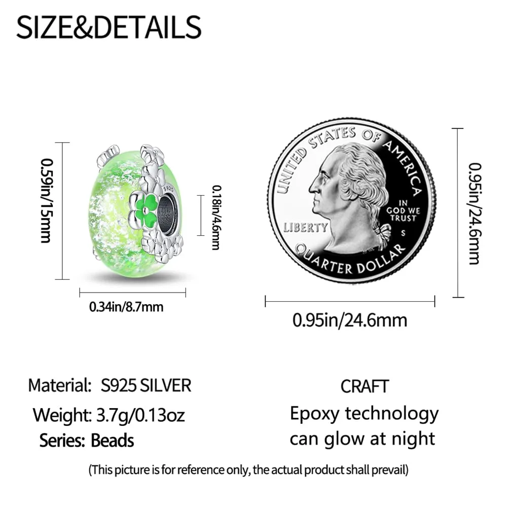 Pandach Bead Charm in Argento Sterling 925 con Cubic Zirconia per Braccialetti e Collane Europee - immagine 5