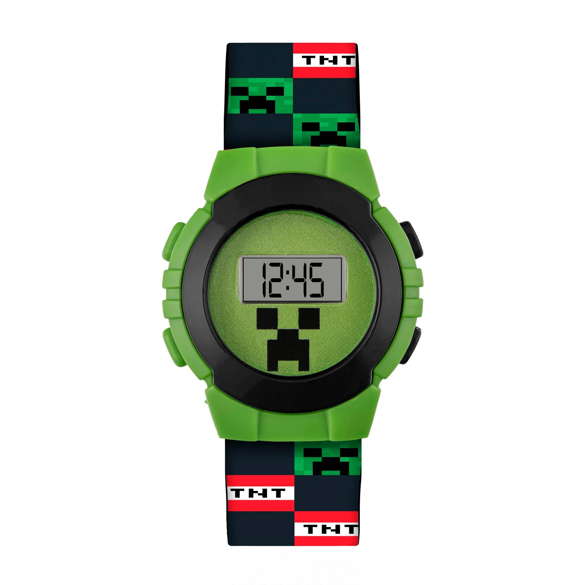 Minecraft Orologio Digitale MIN4223 AMZ, Verde - immagine 1