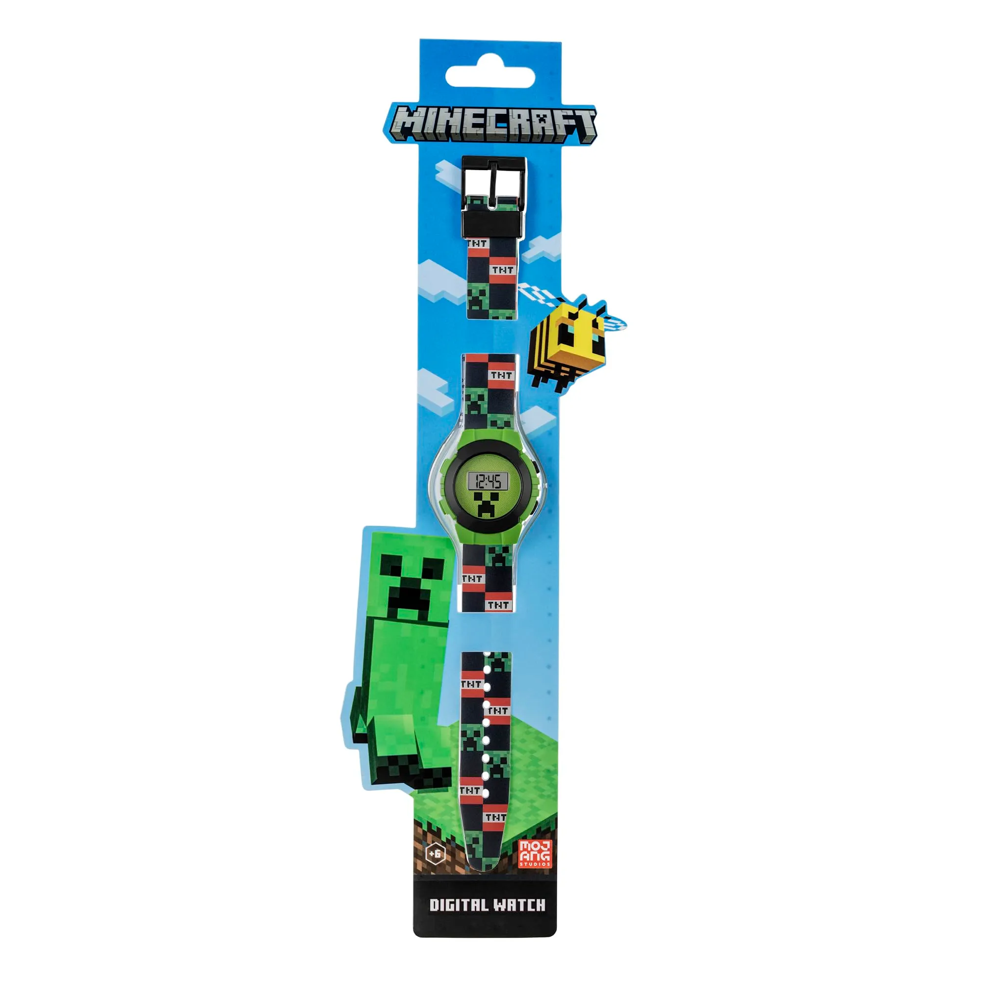 Minecraft Orologio Digitale MIN4223 AMZ, Verde - immagine 3