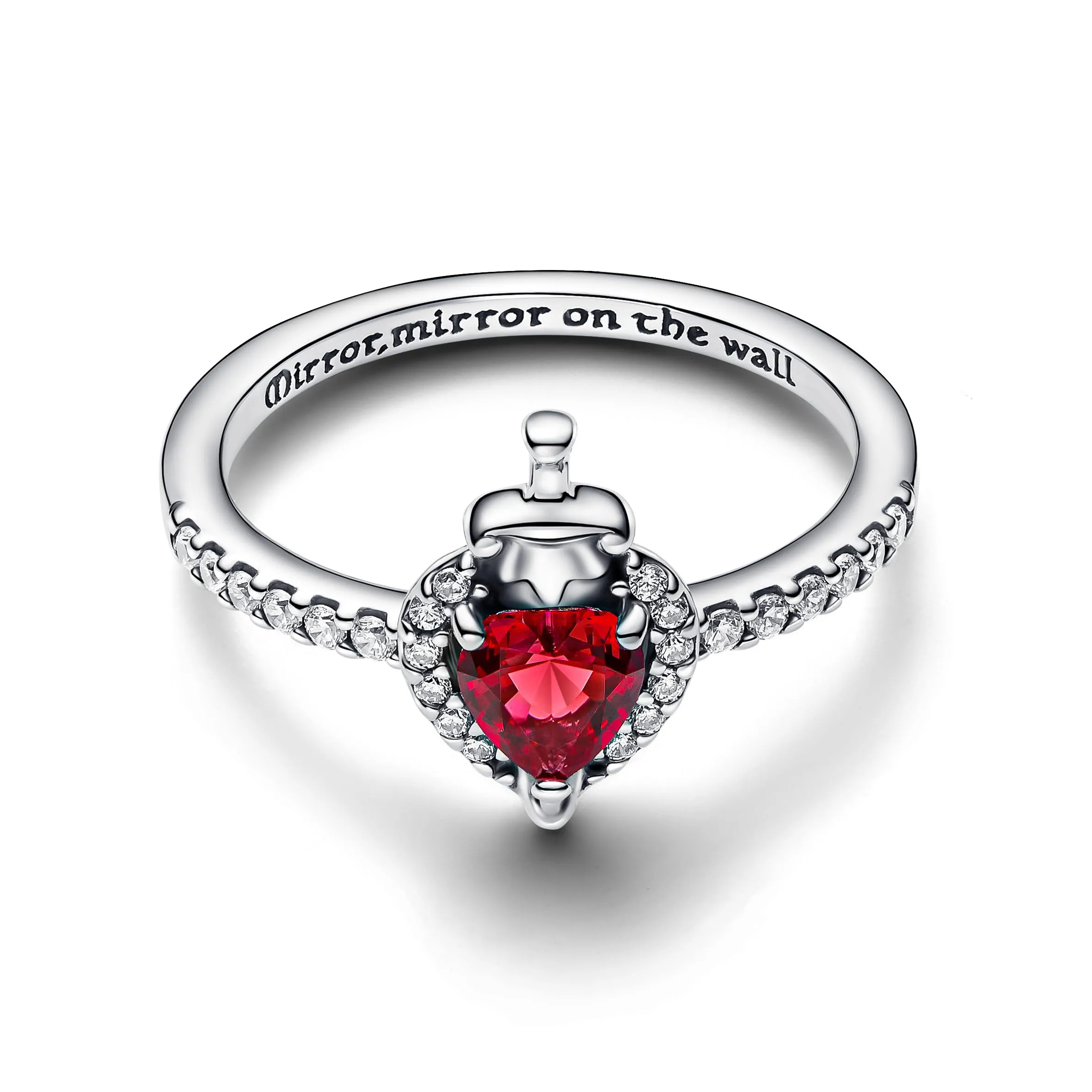Pandora Disney Villains Evil Queen Ring 193422C01, Sterling Silver and Crystal, Size 56/17.8 - immagine 1