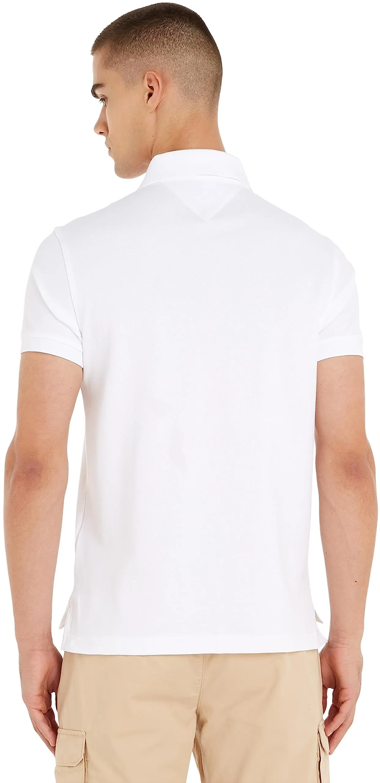 Tommy Hilfiger 1985 Slim Fit Polo Shirt, White, XS - immagine 2