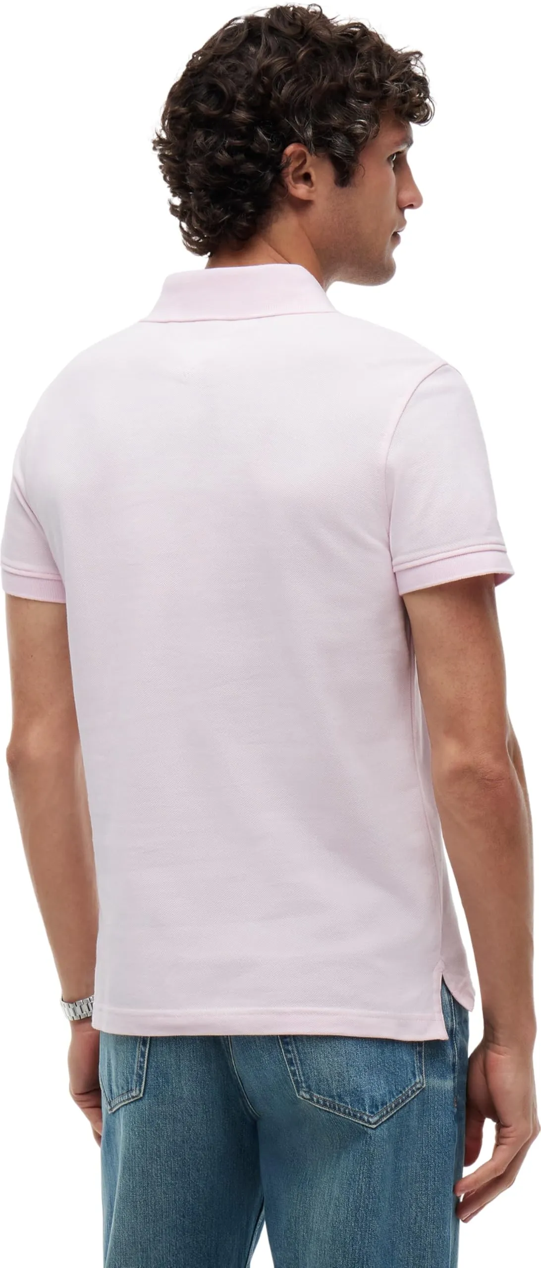 Tommy Hilfiger 1985 Slim Fit Polo Shirt, Light Pink, XXL - immagine 3