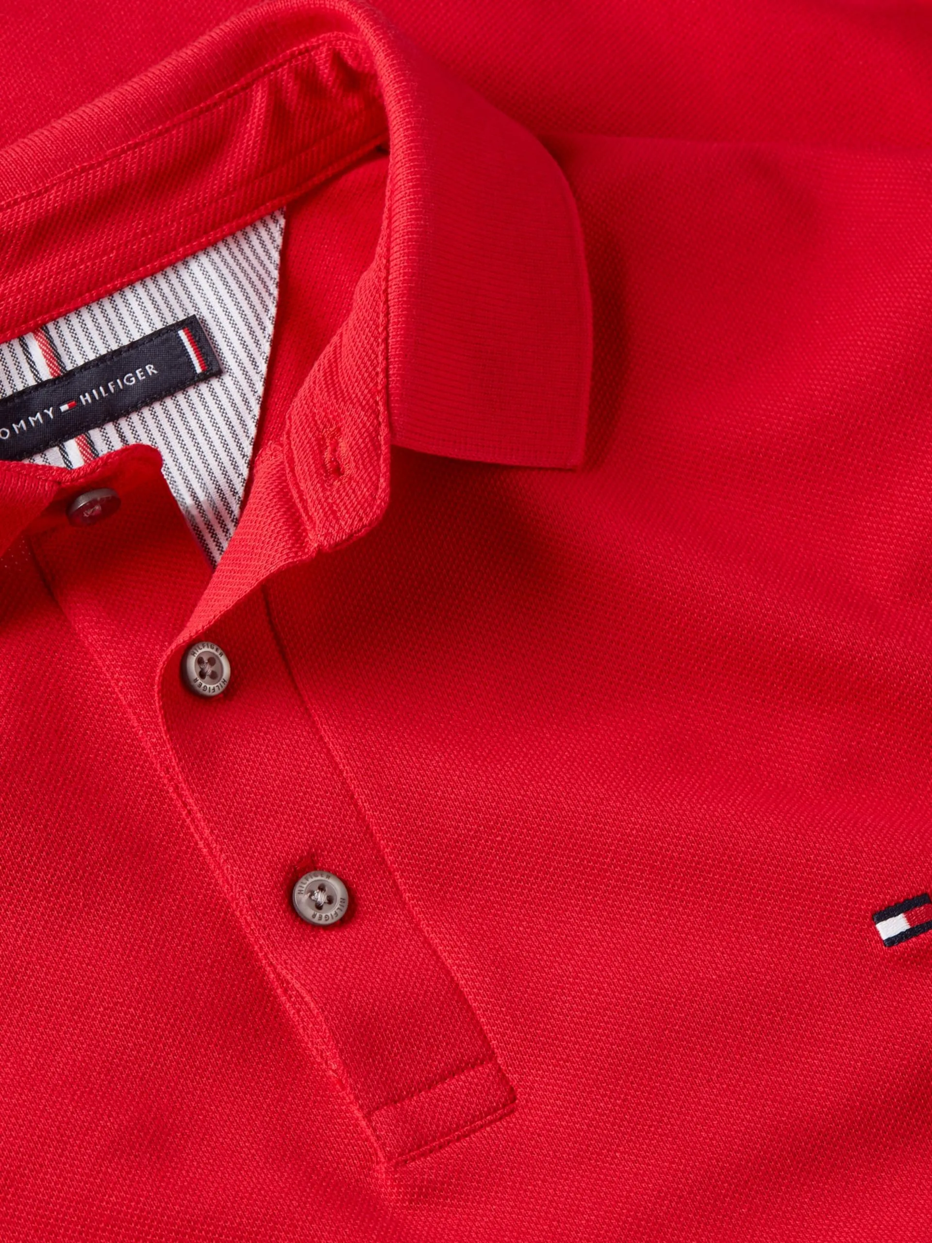 Tommy Hilfiger 1985 Slim Fit Polo Shirt, Primary Red, M - immagine 5