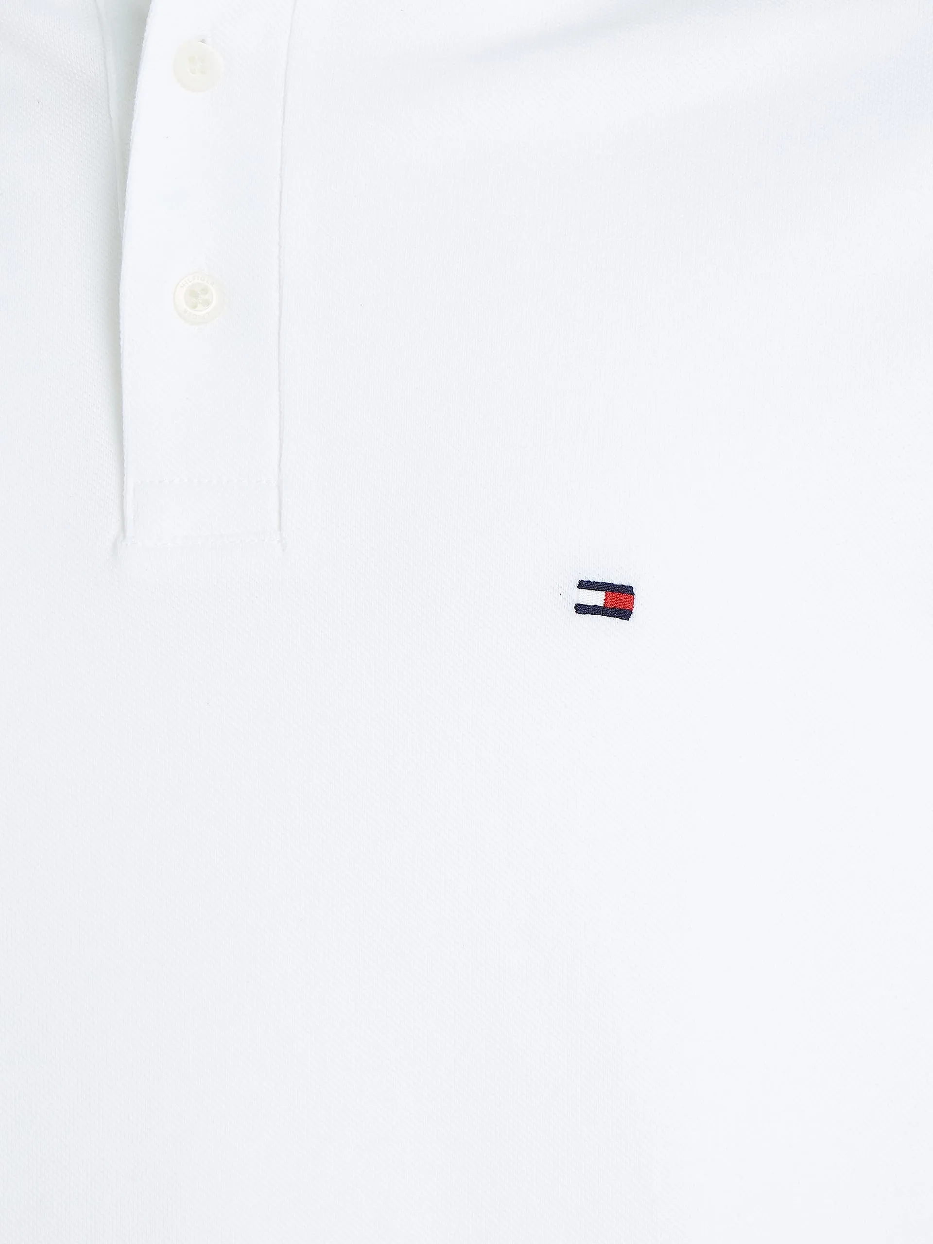 Tommy Hilfiger 1985 Slim Fit Polo Shirt, White, L - immagine 4
