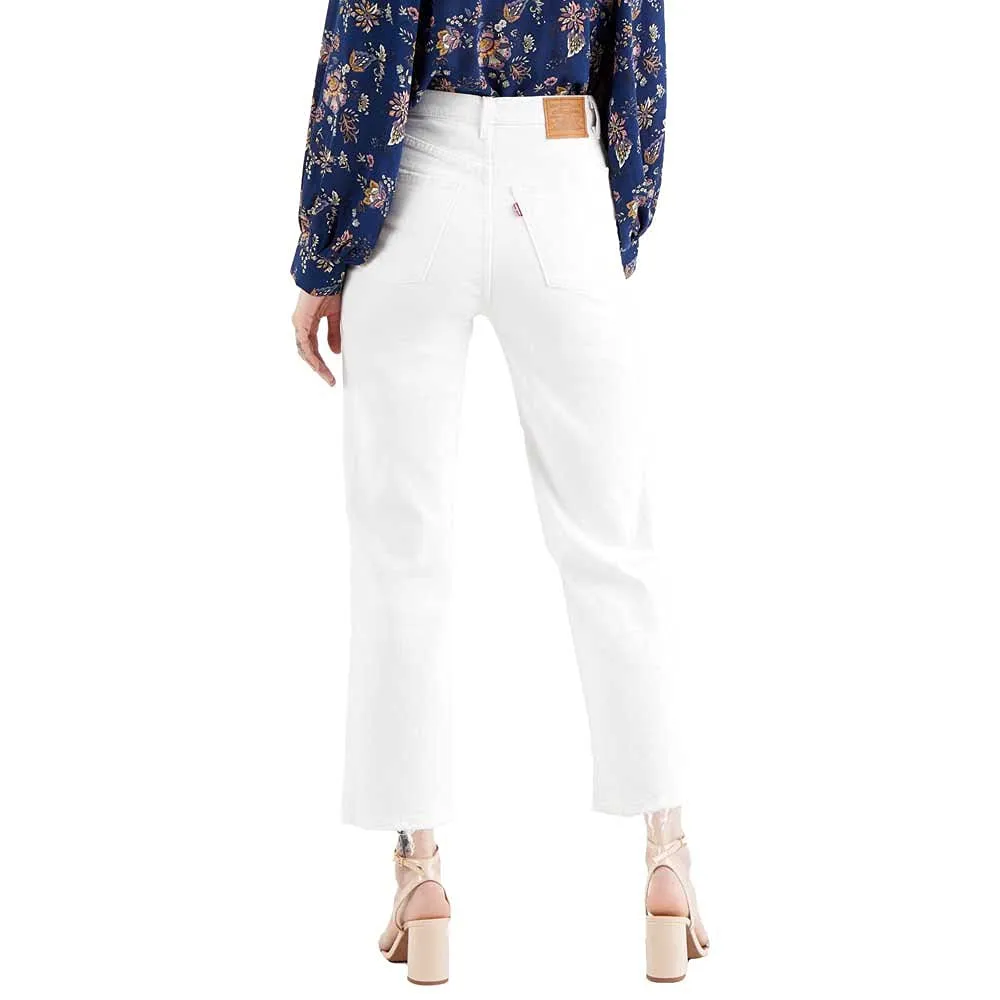 Levi's Ribcage Jeans Donna 72693-0076 Bright White 26W 27L - immagine 2