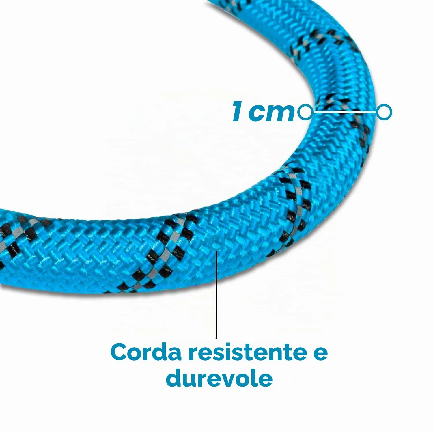 Edipets Guinzaglio per Cani, 150 cm, Blu - immagine 2