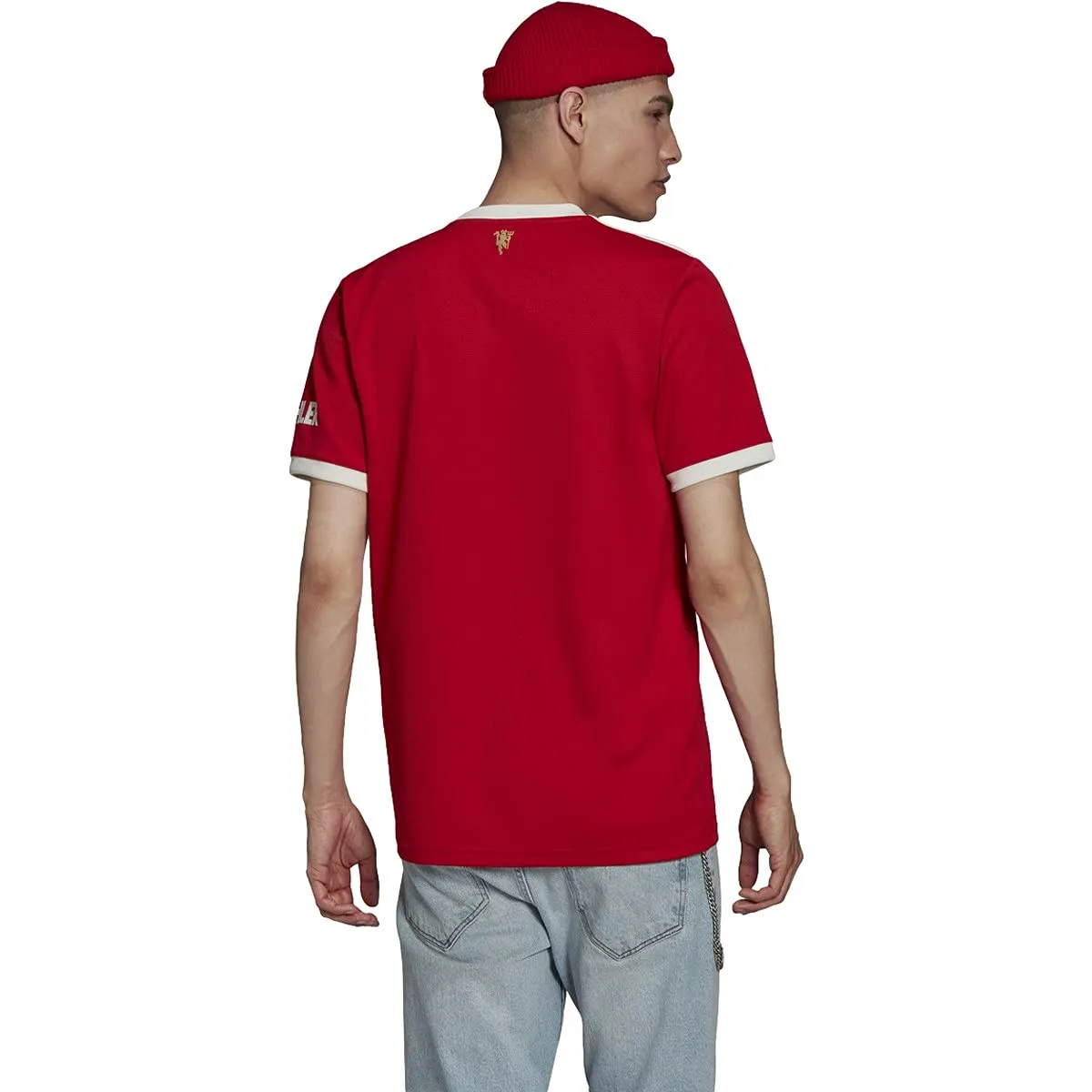 adidas Manchester United Home Jersey 2021-22, Men's, Red, XXL - immagine 4