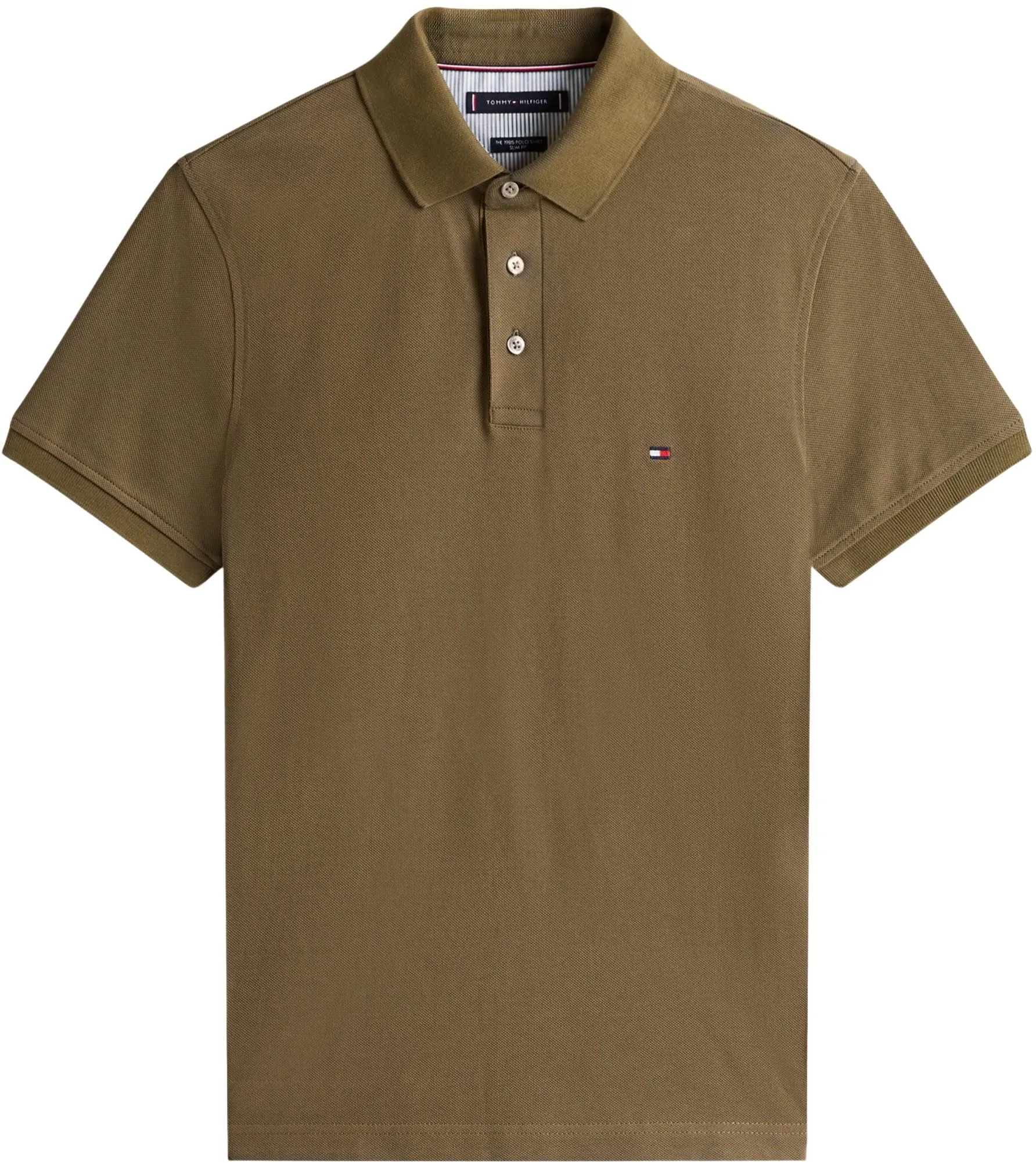 Tommy Hilfiger 1985 Slim Fit Polo Shirt, Army Green, XXL - immagine 5
