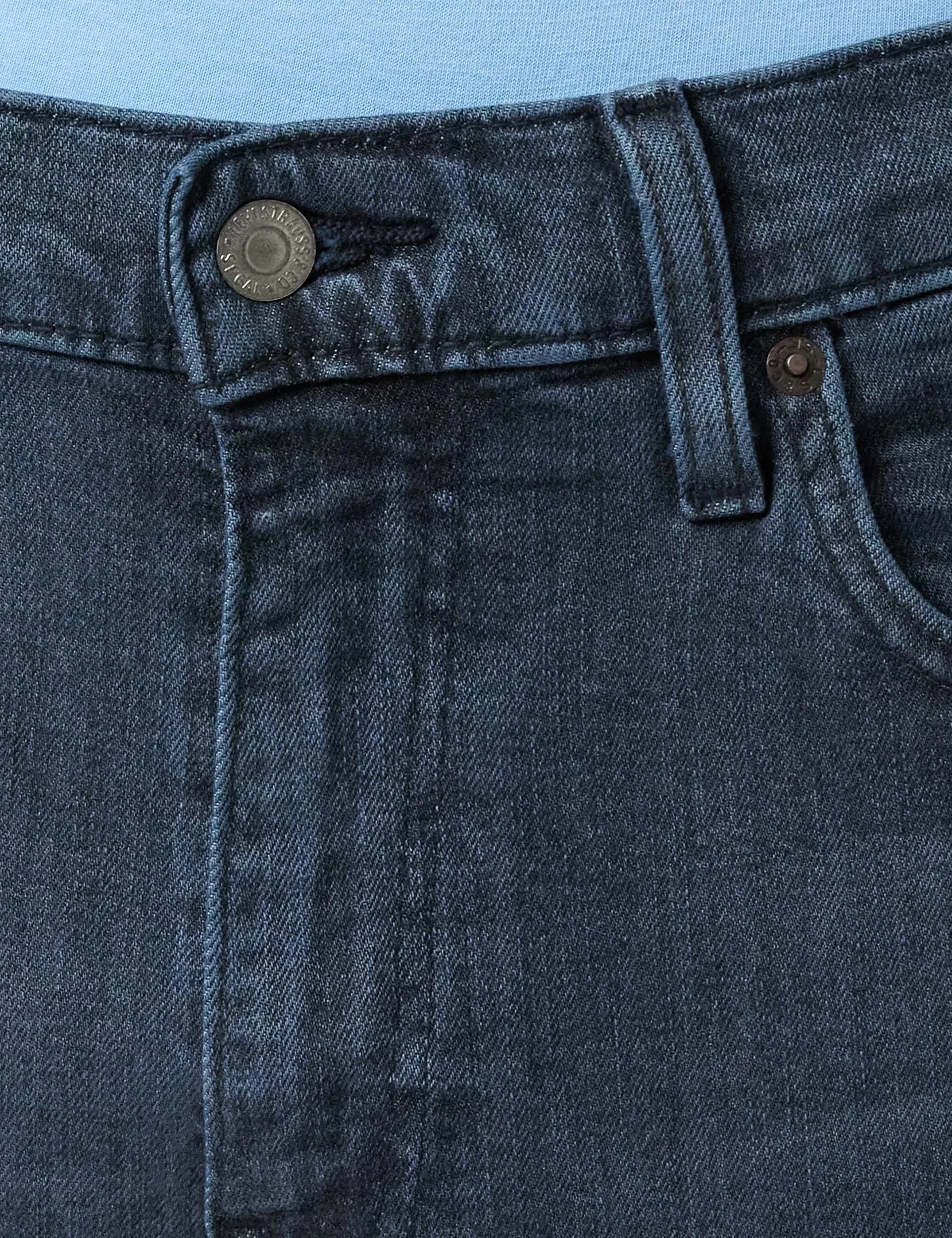Levi's 502 Taper Jeans Uomo - Richmond Blue Black Od Adv - 34W / 30L - immagine 6