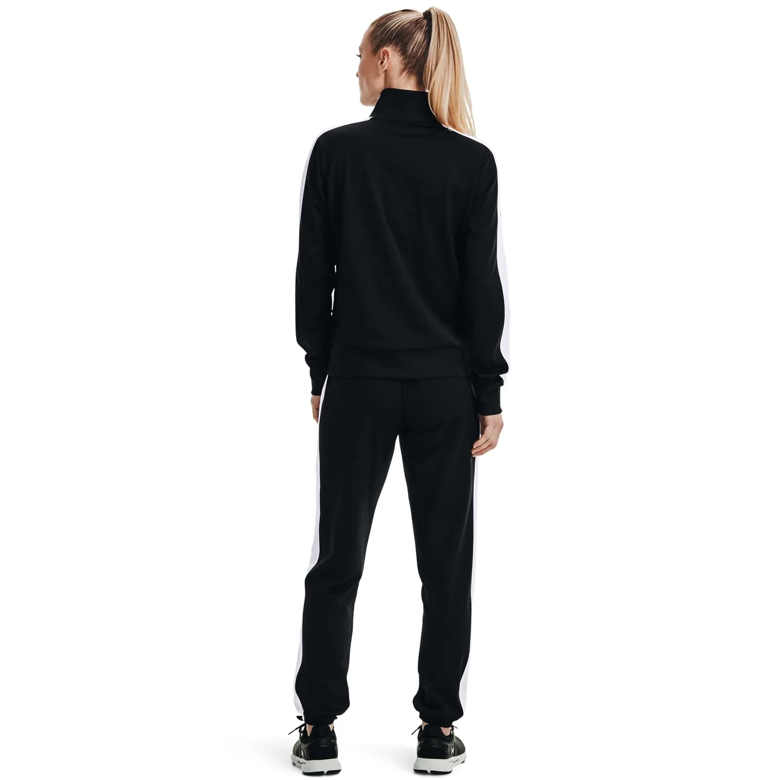 Under Armour Tricot Tracksuit - Black/White/White - immagine 6