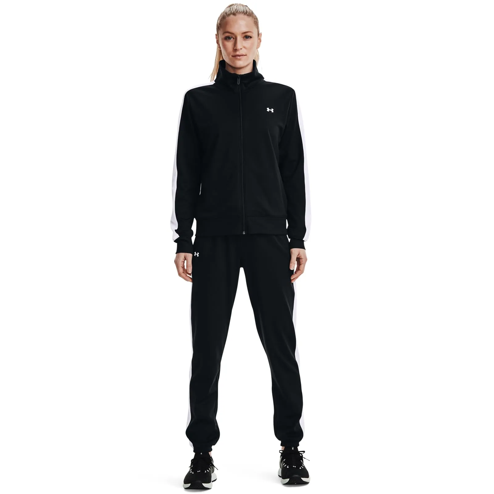 Under Armour Tricot Tracksuit - Black - L - immagine 4