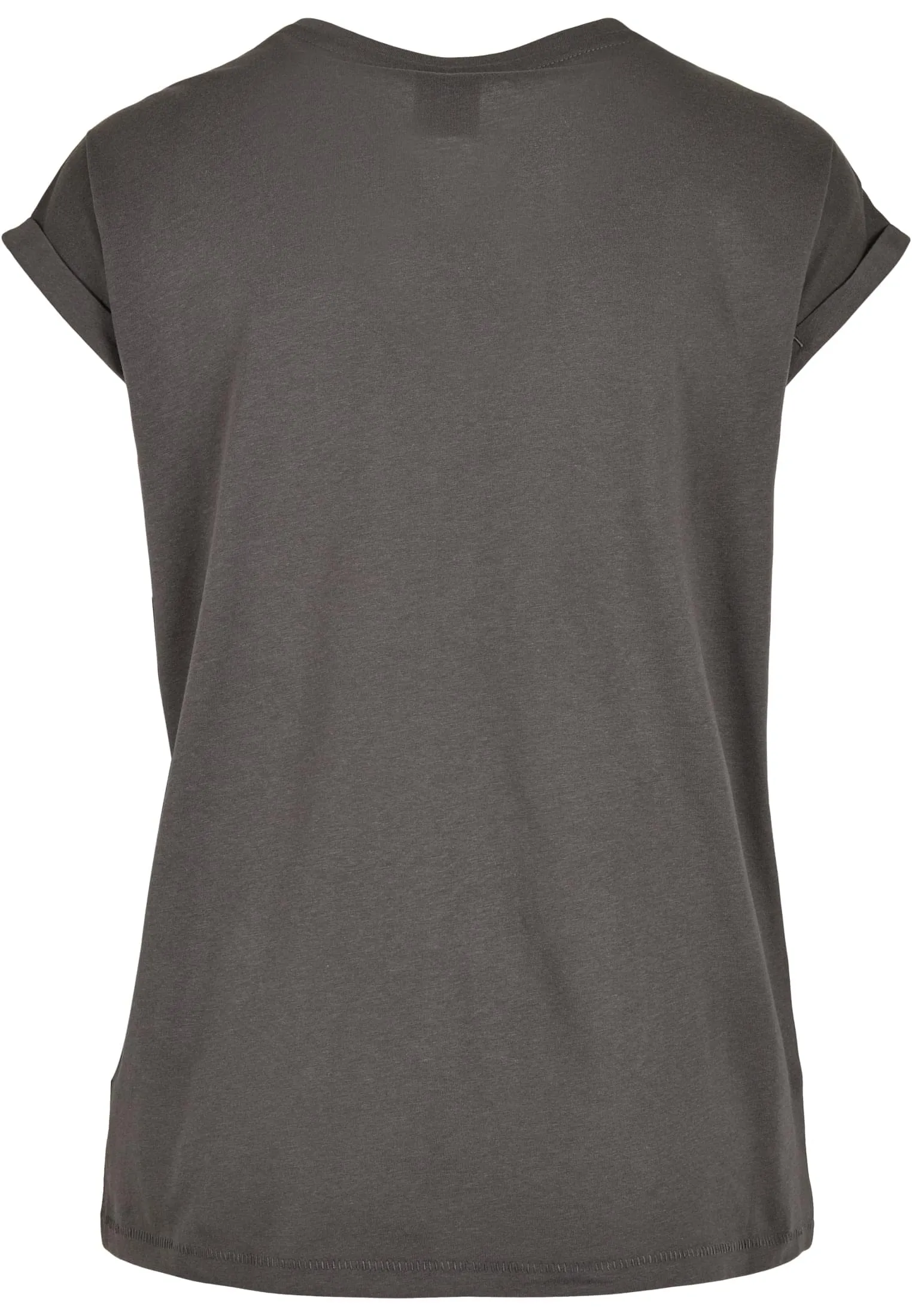 Urban Classics Donna Extended Shoulder Tee in Cotone, Grigio, Taglia M, TB771 - immagine 7