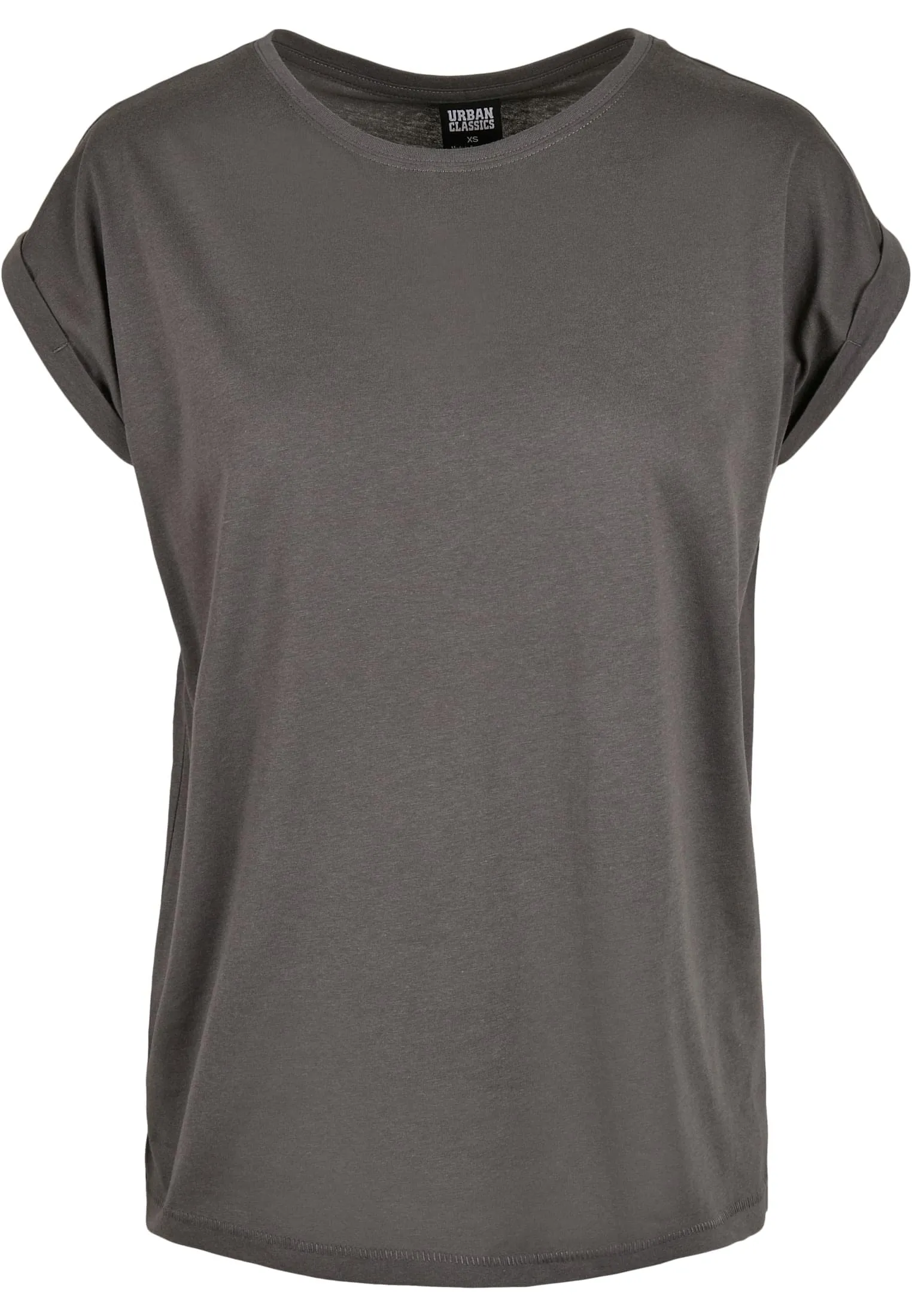 Urban Classics Donna Extended Shoulder Tee in Cotone, Rosso Ciliegia, Taglia XXL - immagine 6