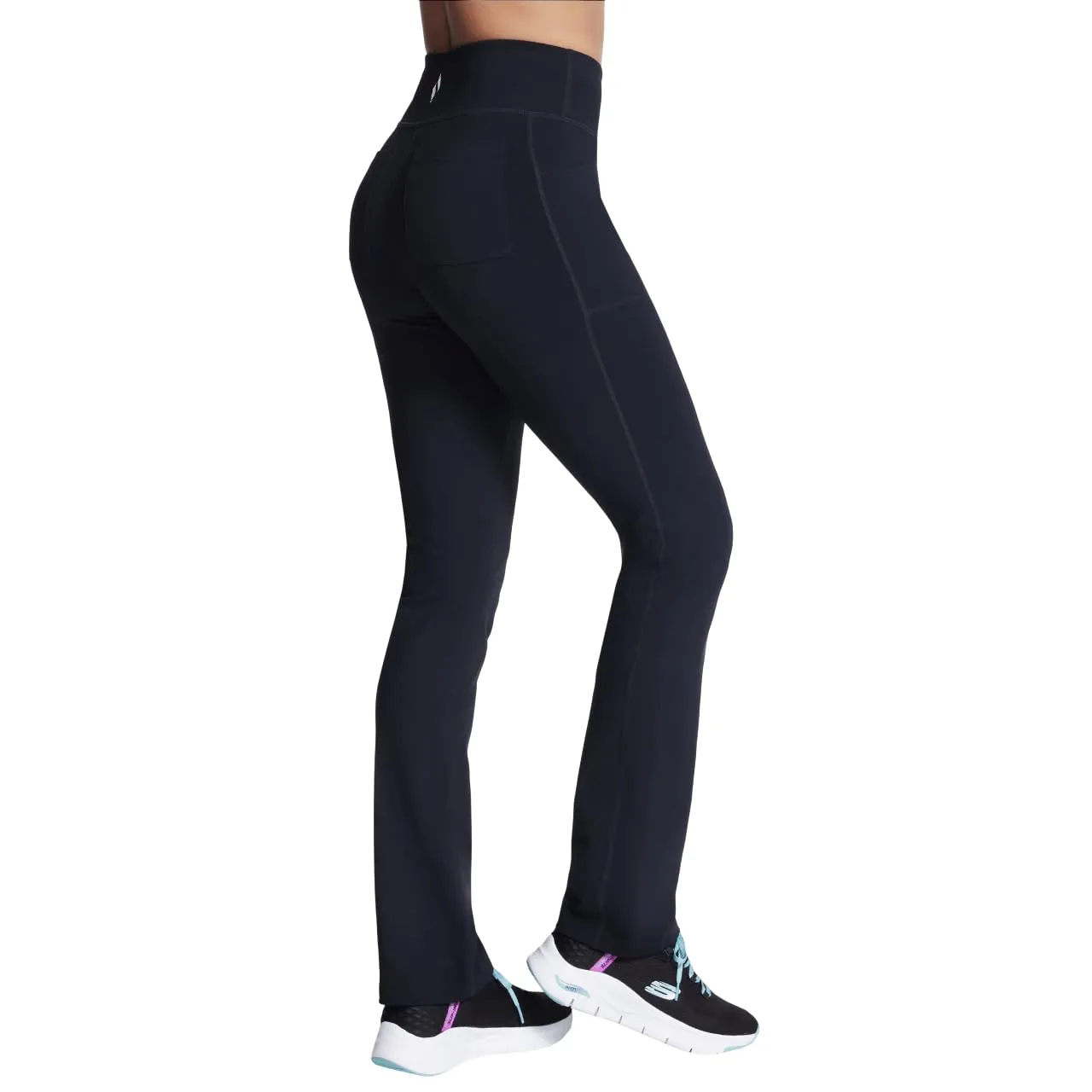 Skechers Women's GOwalk Pant Joy, Bold Black, Medium Tall - immagine 1