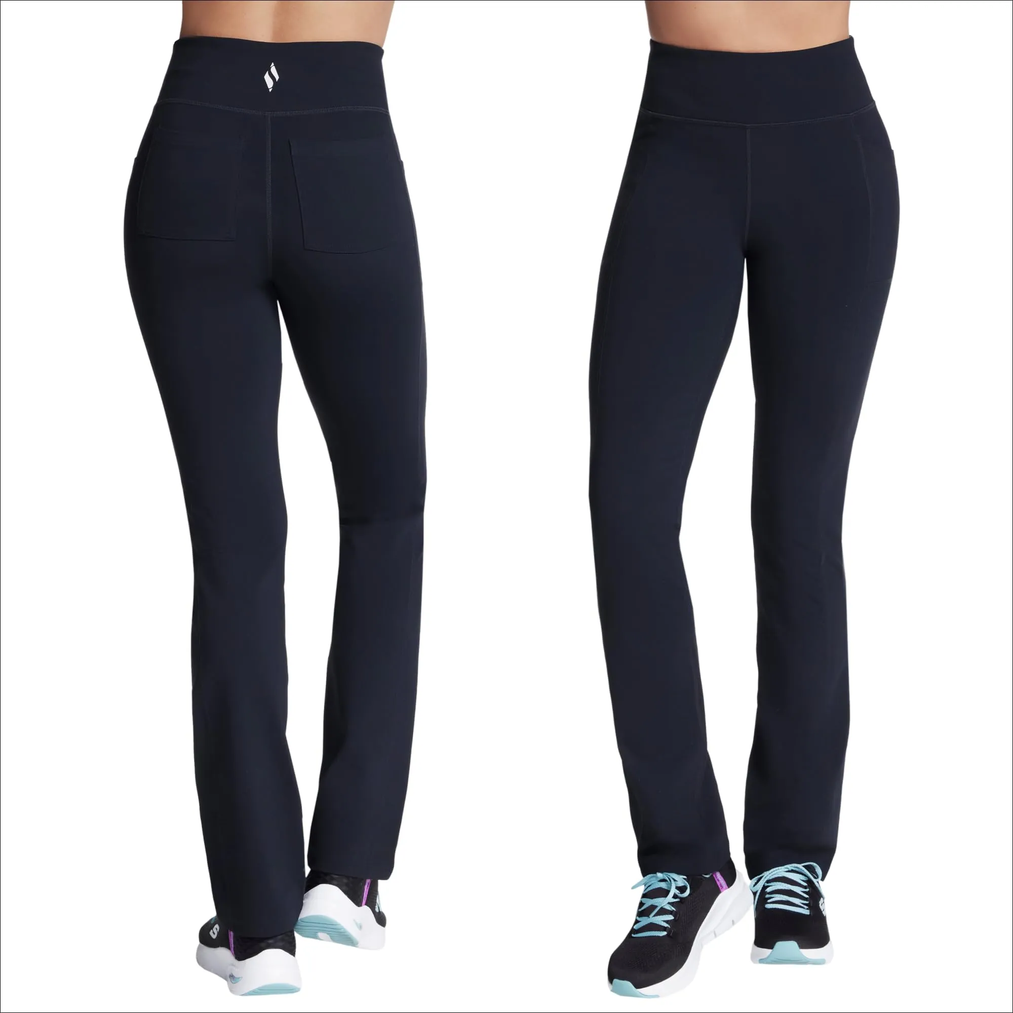 Skechers Women's GOwalk Pant Joy, Bold Black, Medium Tall - immagine 2