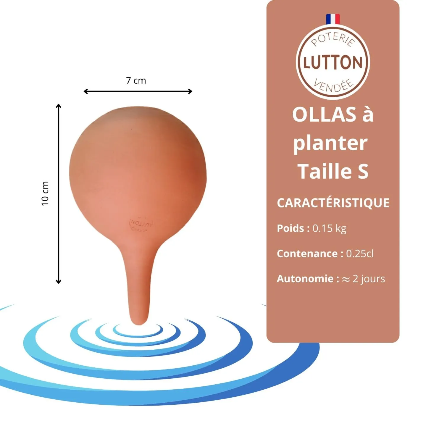 Ollas Lutton Mini Olla Terracotta 25cl Blue Night - immagine 8