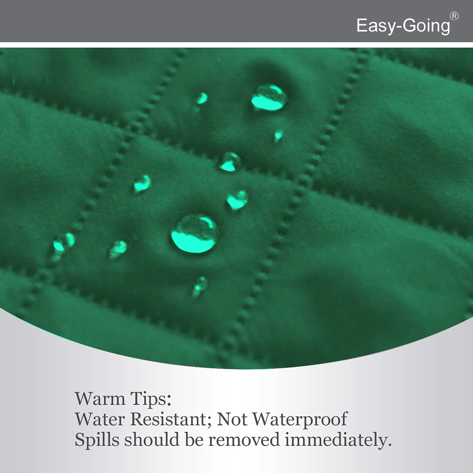 Easy-Going Copridivano Reversibile Impermeabile per Divano a 3 Cuscini, Verde/Rosso Natalizio - immagine 4