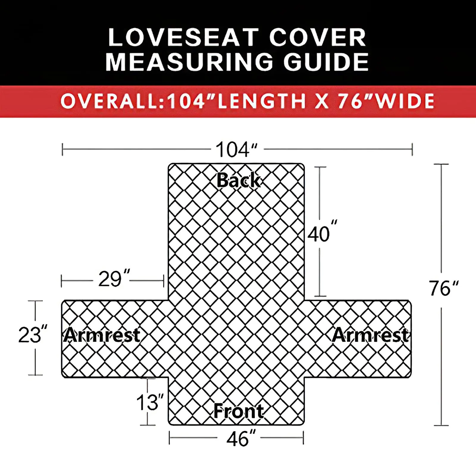 Easy-Going Fodera Reversibile per Divano Loveseat, Protezione per Mobili Resistente all'Acqua con Stecche in Schiuma e Cinghie Elastiche - immagine 6