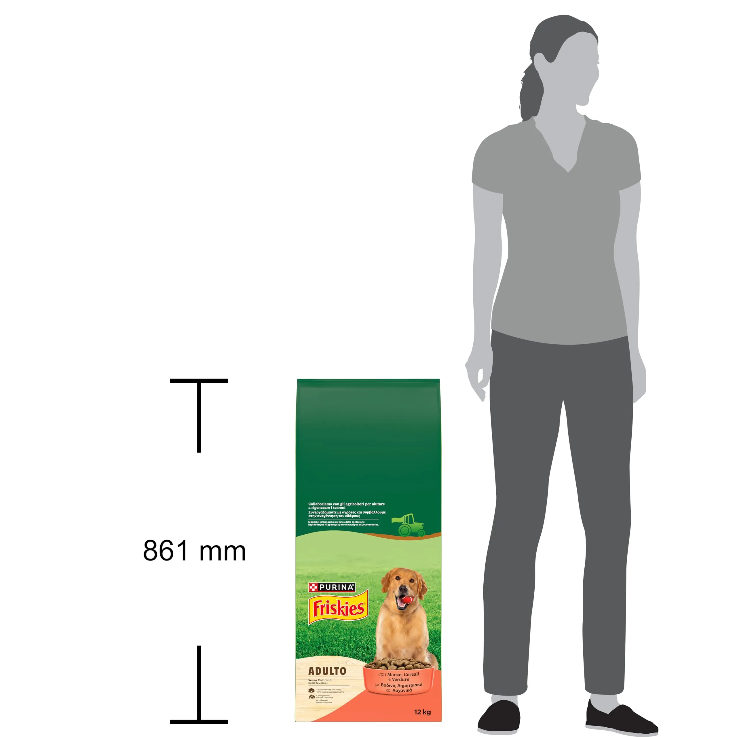 Purina Friskies Crocchette Cane Adulto, 12 kg - immagine 4