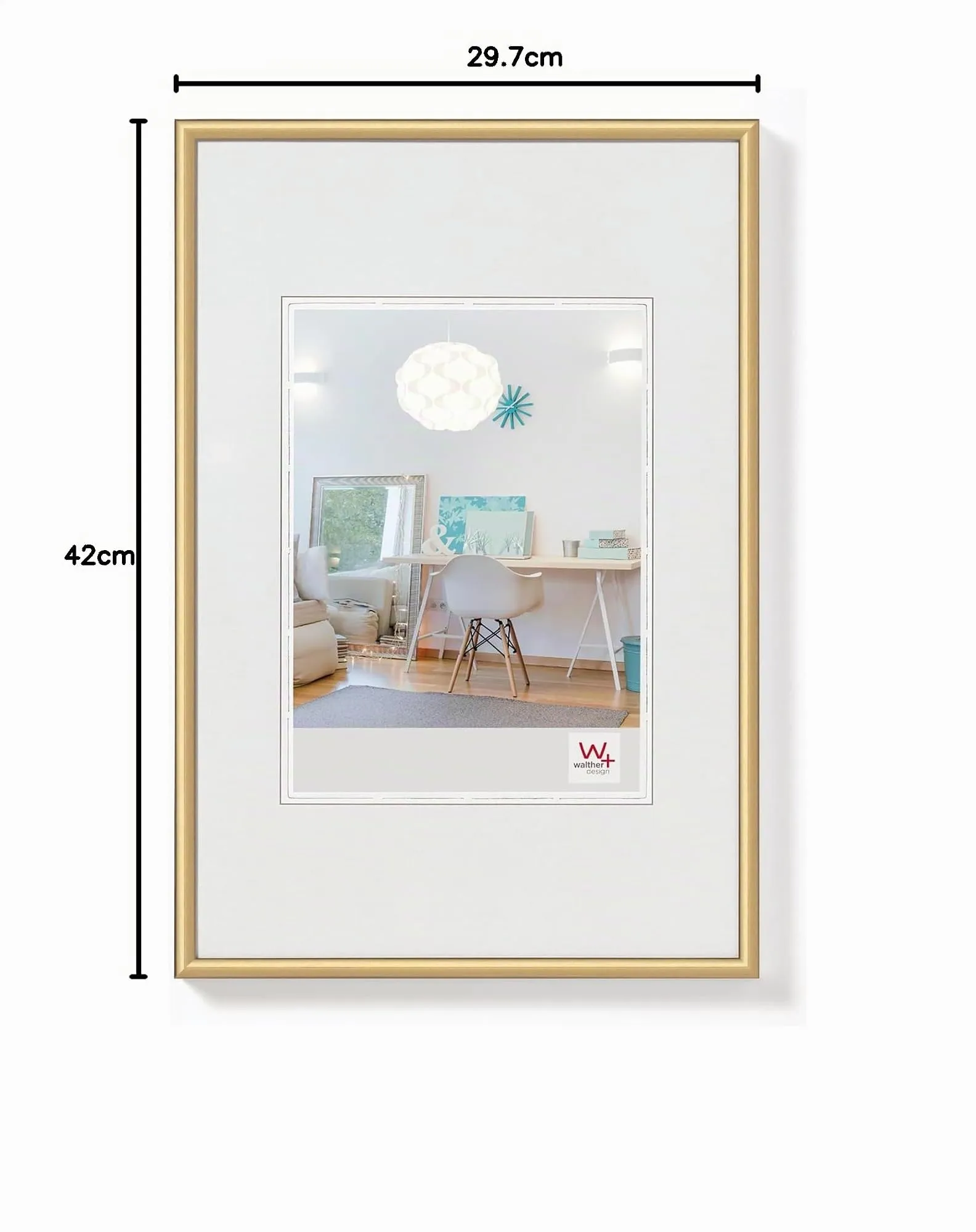 Walther Design Cornice Oro 29,7 x 42 cm (DIN A3) KV342G - immagine 6