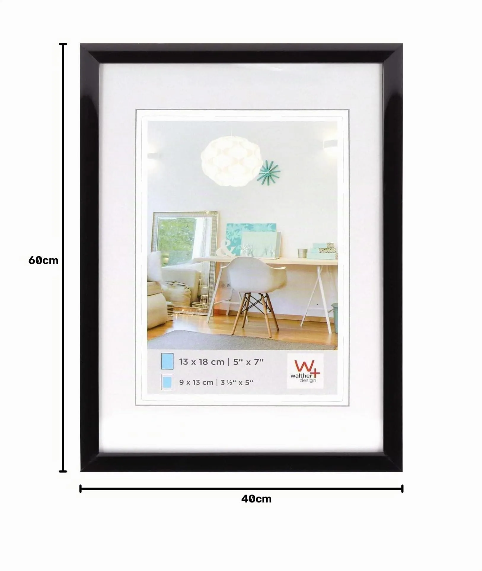 walther design New Lifestyle Cornice per quadri Acciaio 40 x 60 cm KVX460D - immagine 11