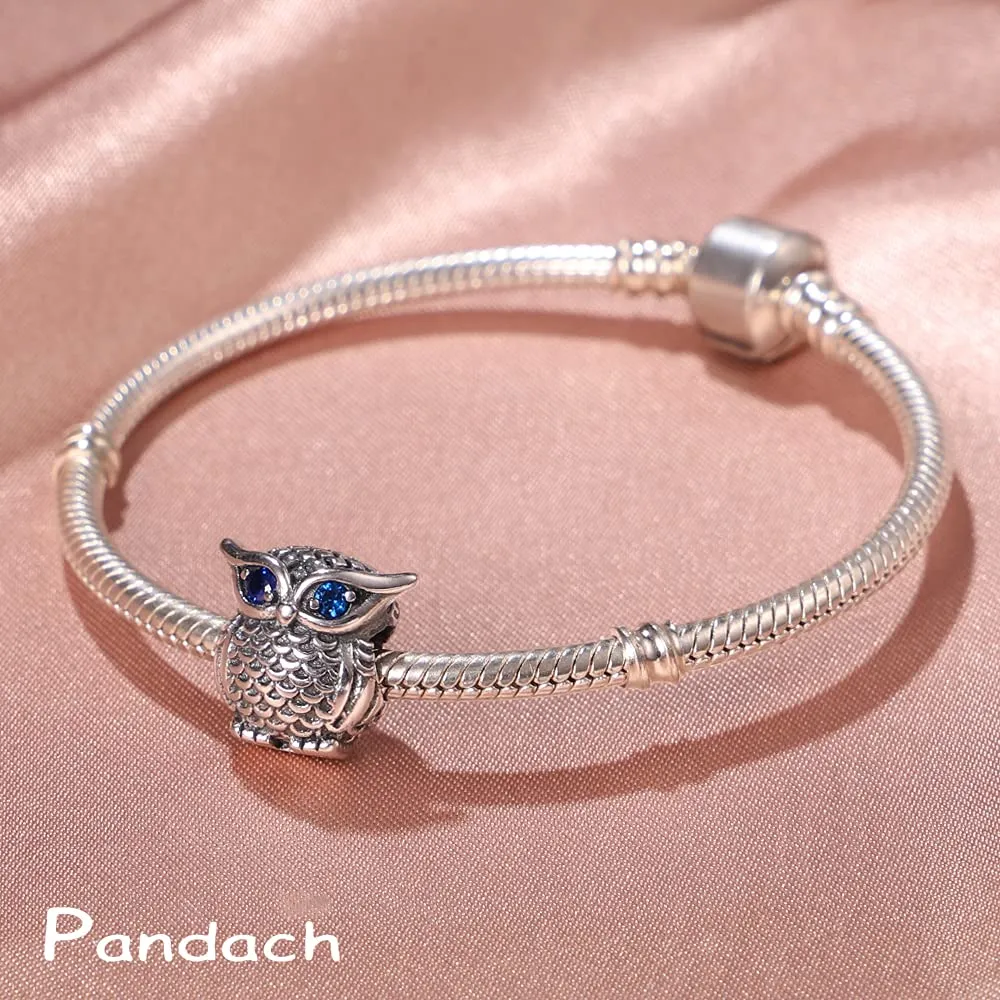 Pandach Bead Charm in Argento Sterling 925 con Cubic Zirconia per Braccialetti e Collane Europei - immagine 2