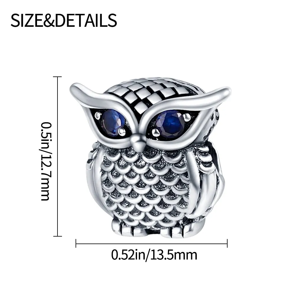 Pandach Bead Charm in Argento Sterling 925 con Cubic Zirconia per Braccialetti e Collane Europei - immagine 5