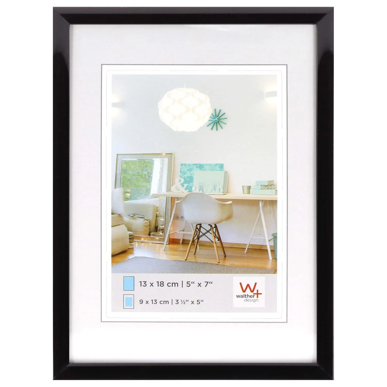 Walther Design New Lifestyle Cornice per quadri in plastica, Acciaio, 50 x 70 cm, KVX070D - immagine 4