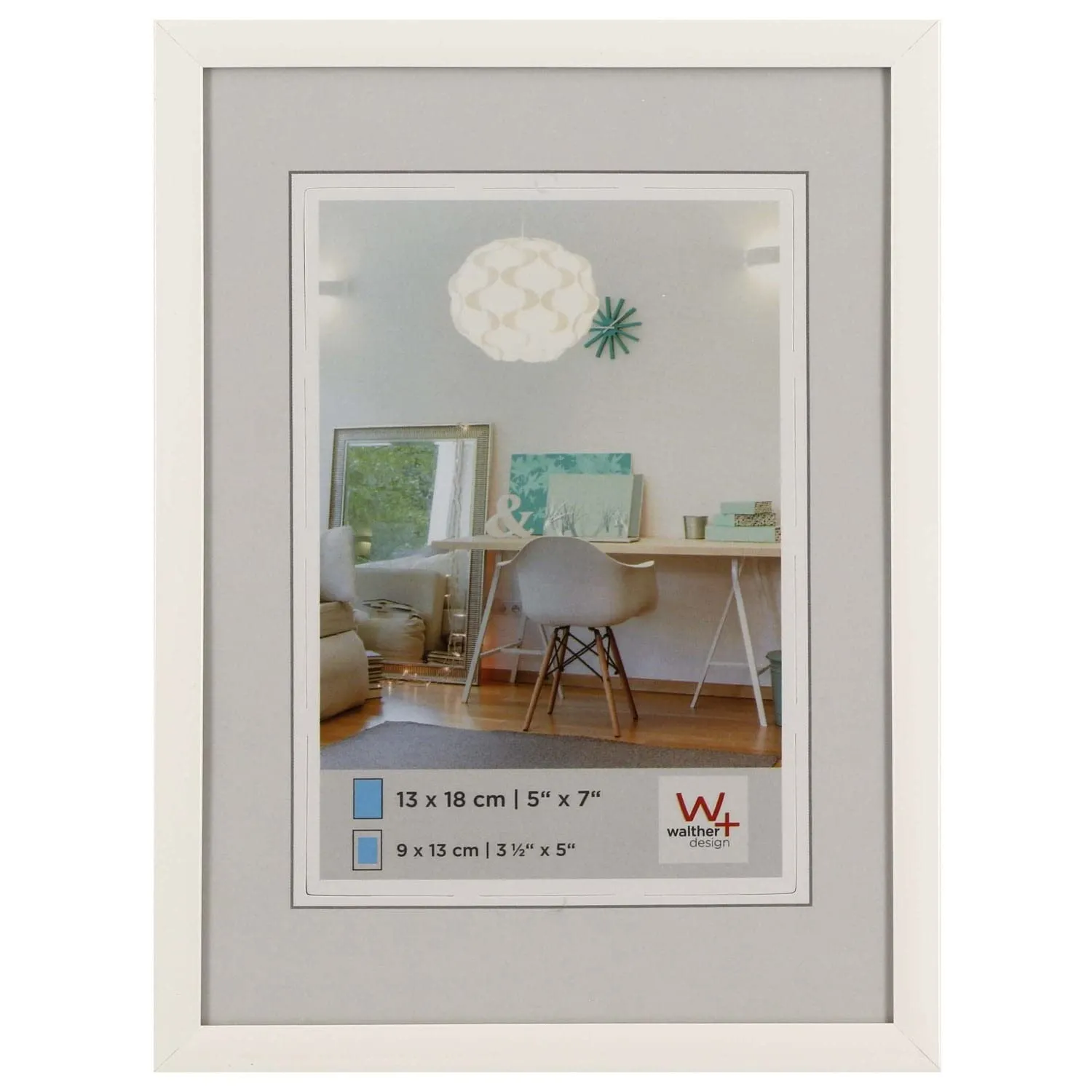 Walther Design New Lifestyle Cornice per quadri in plastica, Acciaio, 50 x 70 cm, KVX070D - immagine 10