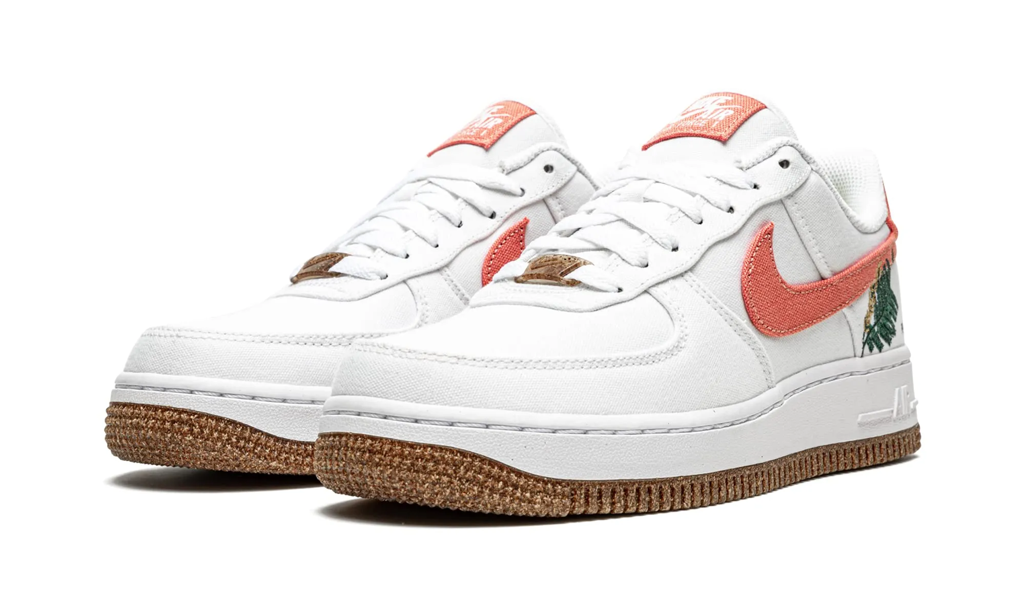 Nike Air Force 1 '07 M2Z2 Tela WMNS - Bianco, Ossidiana, Nero, Multicolore - immagine 2