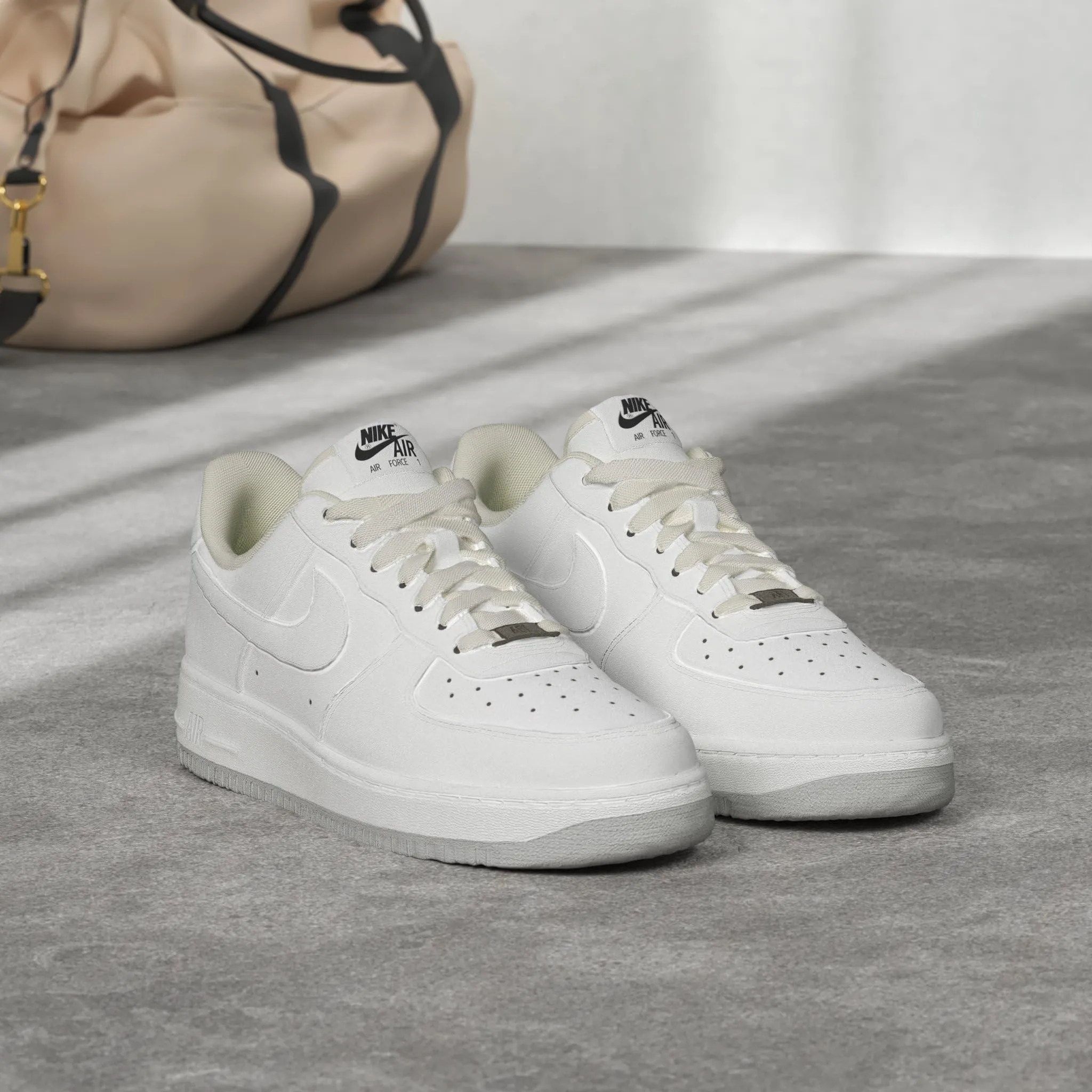Nike Air Force 1 '07 Next Nature Women's DC9486-101 White/White-Black-Metallic Silver EU 41 - immagine 2