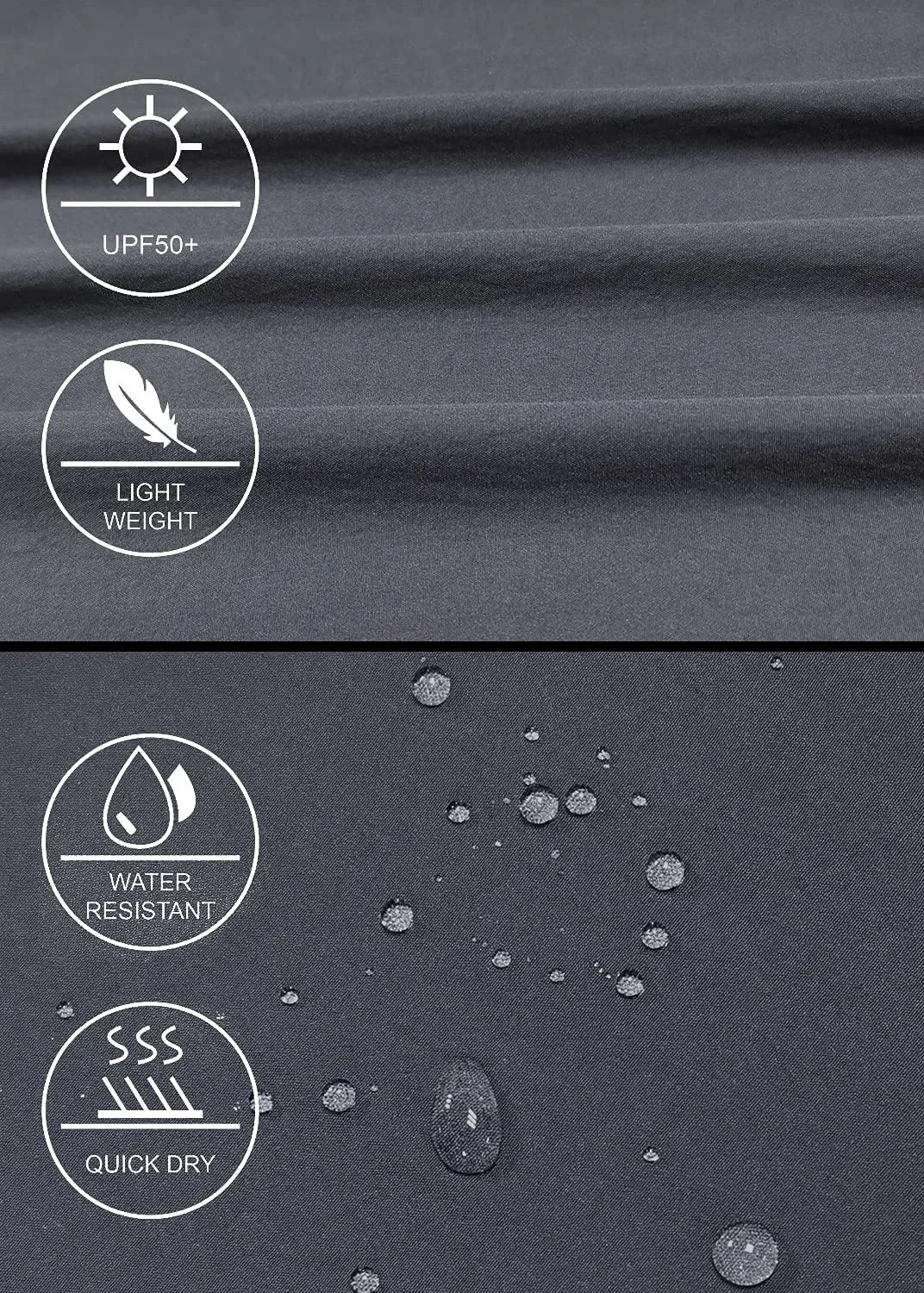 GymBrave Pantaloni Trekking Donna Cargo Capri 3/4 Estivi, Grigio L - immagine 5