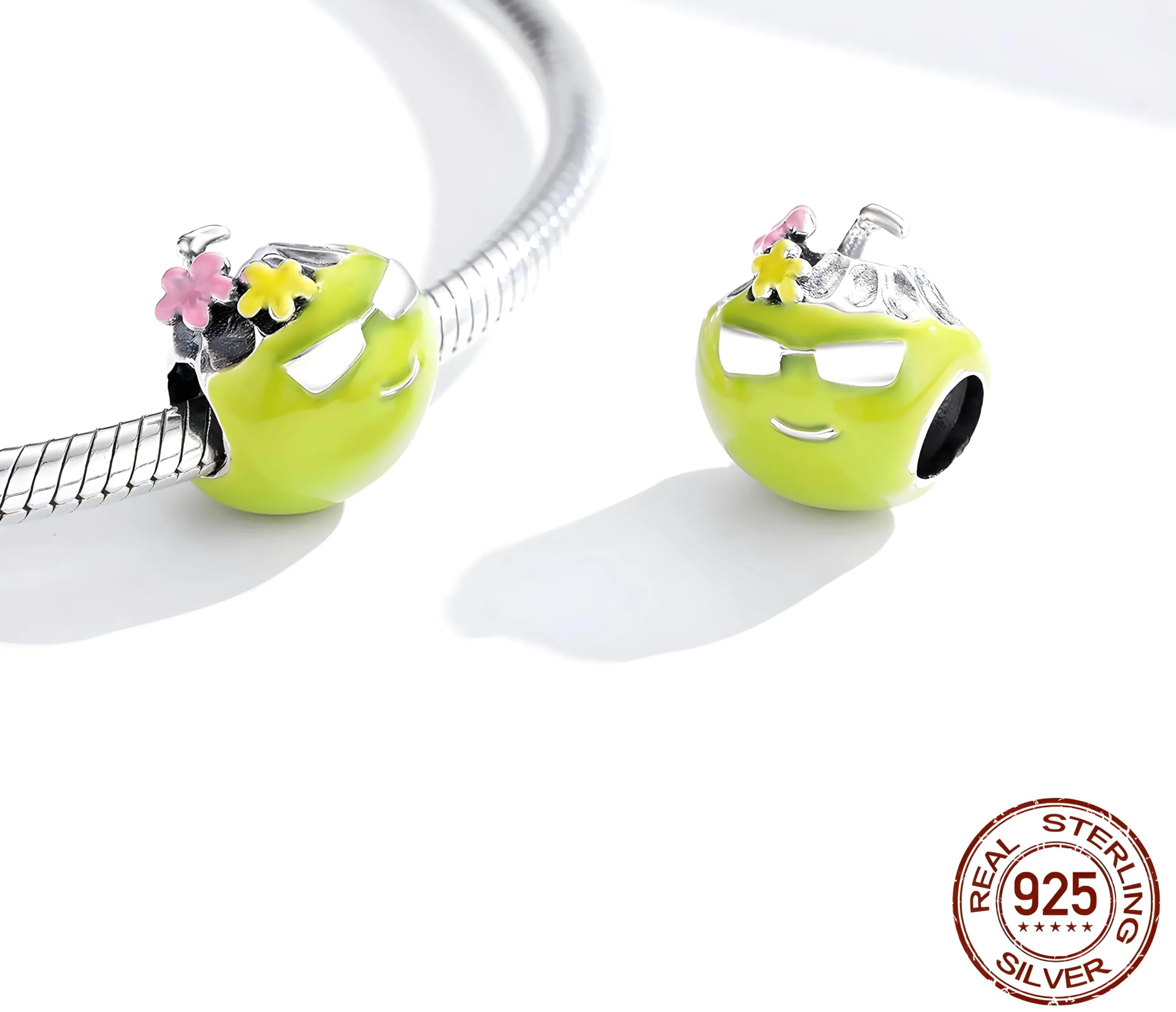JCaleydo G 22 Charm in Argento Sterling 925 Compatibile con Bracciale Pandora JC1081 - immagine 3
