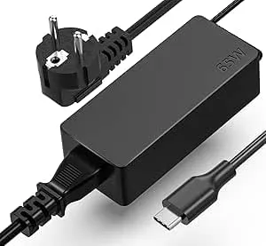 Etssembo Caricatore USB-C 65W per Lenovo ThinkPad X1 Carbon, T14, T15, T480, T490, T590, T580, E480, E490, E580, E590, E595, Yoga C740, 720, 730, 910 - immagine 1