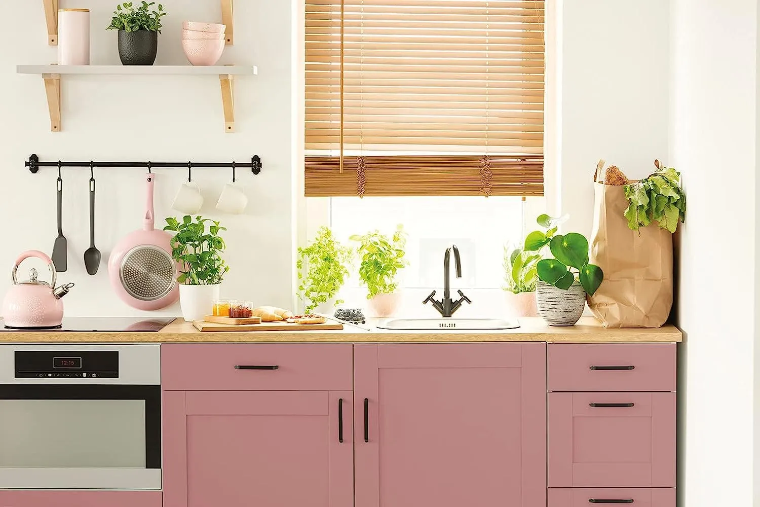 d-c-fix Pellicola Adesiva per Mobili Ash Rose Opaco 67,5 cm x 2 m - immagine 3