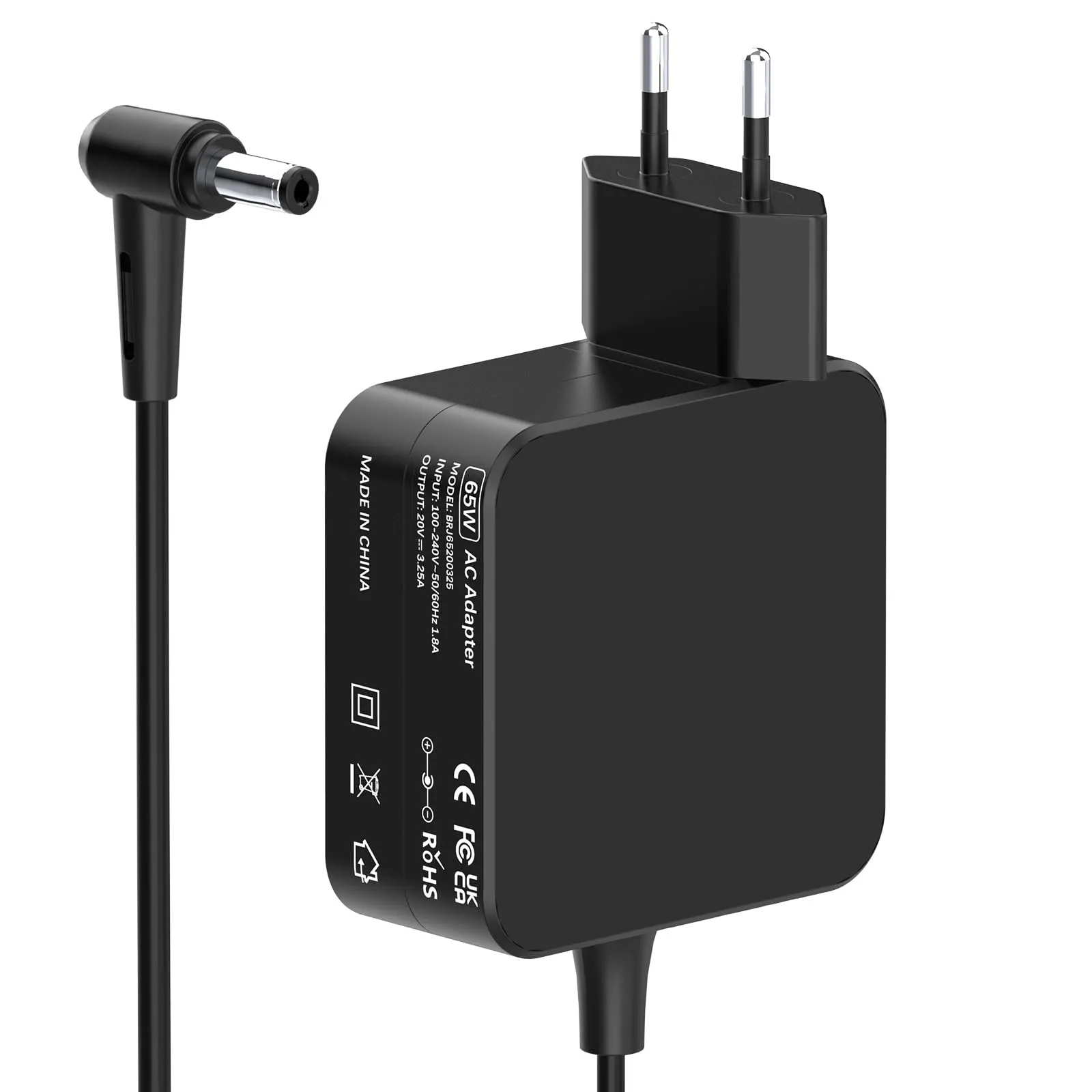Etssembo Caricatore 65W per Lenovo IdeaPad 3 5, 20V 3.25A, 4.0x1.7mm - immagine 1