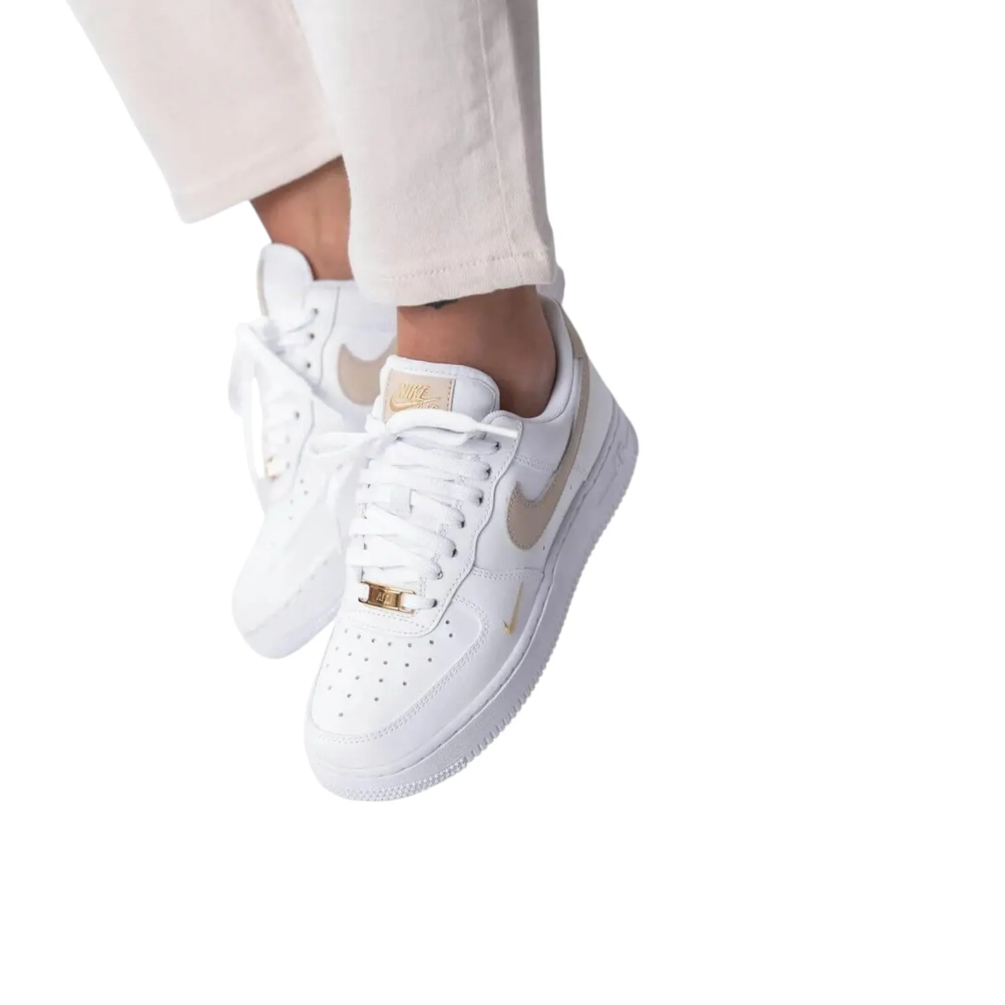 Nike Air Force 1 '07 Essential Sneaker White Rattan - CZ0270-105 - immagine 2