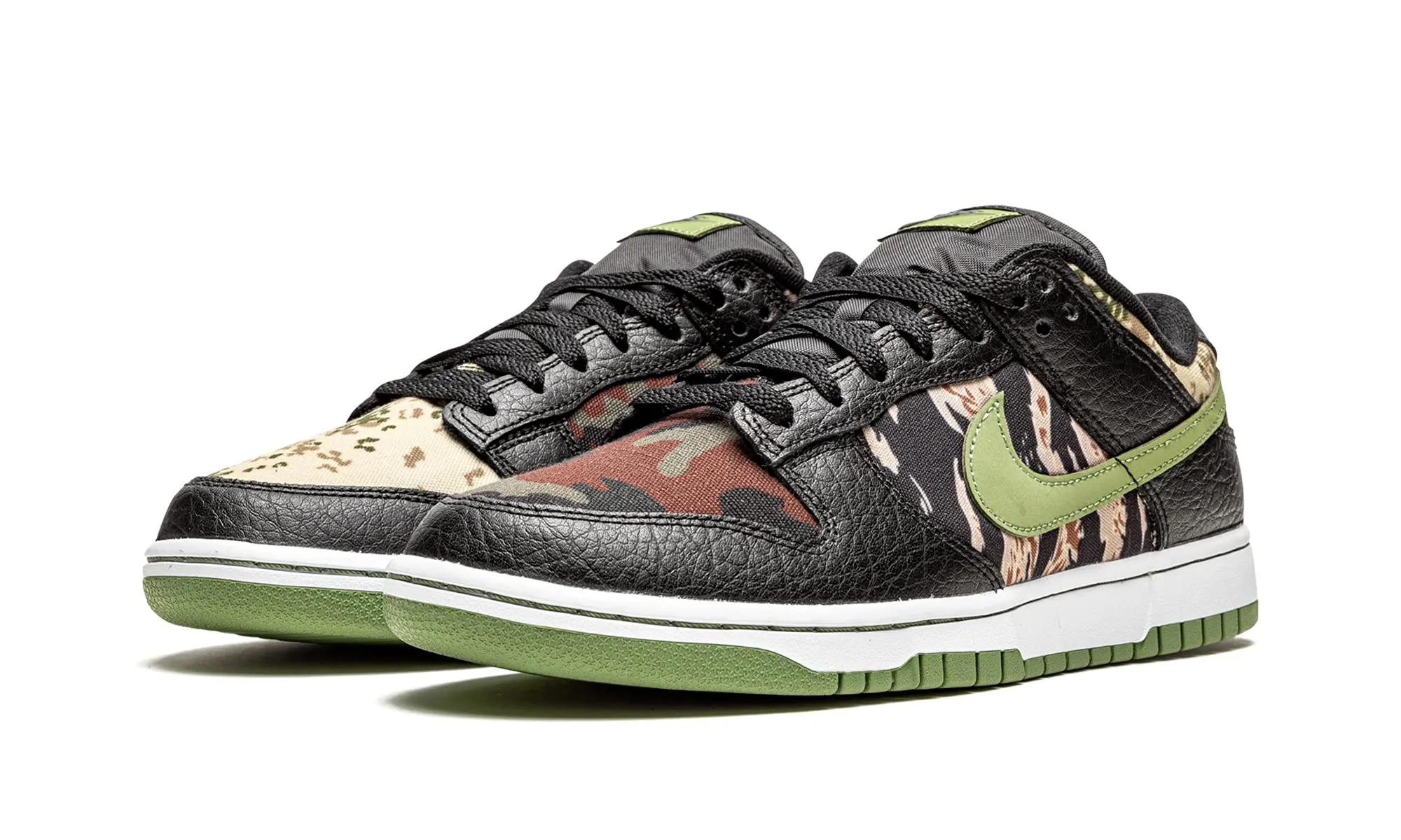 Nike Dunk Low Uomo Mimetico Nero Multi Oliva DH0957-001 - immagine 2